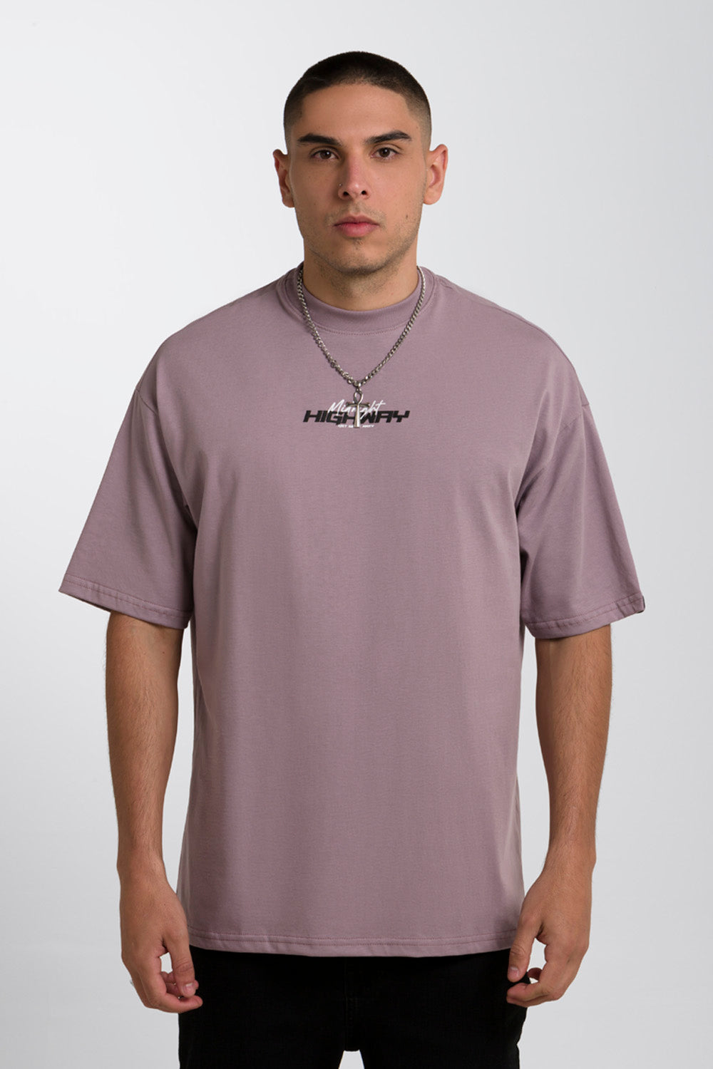 CAMISETA MANGA CORTA COLOR MAUVE - QST
