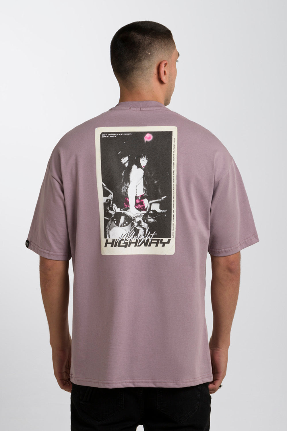 CAMISETA MANGA CORTA COLOR MAUVE - QST