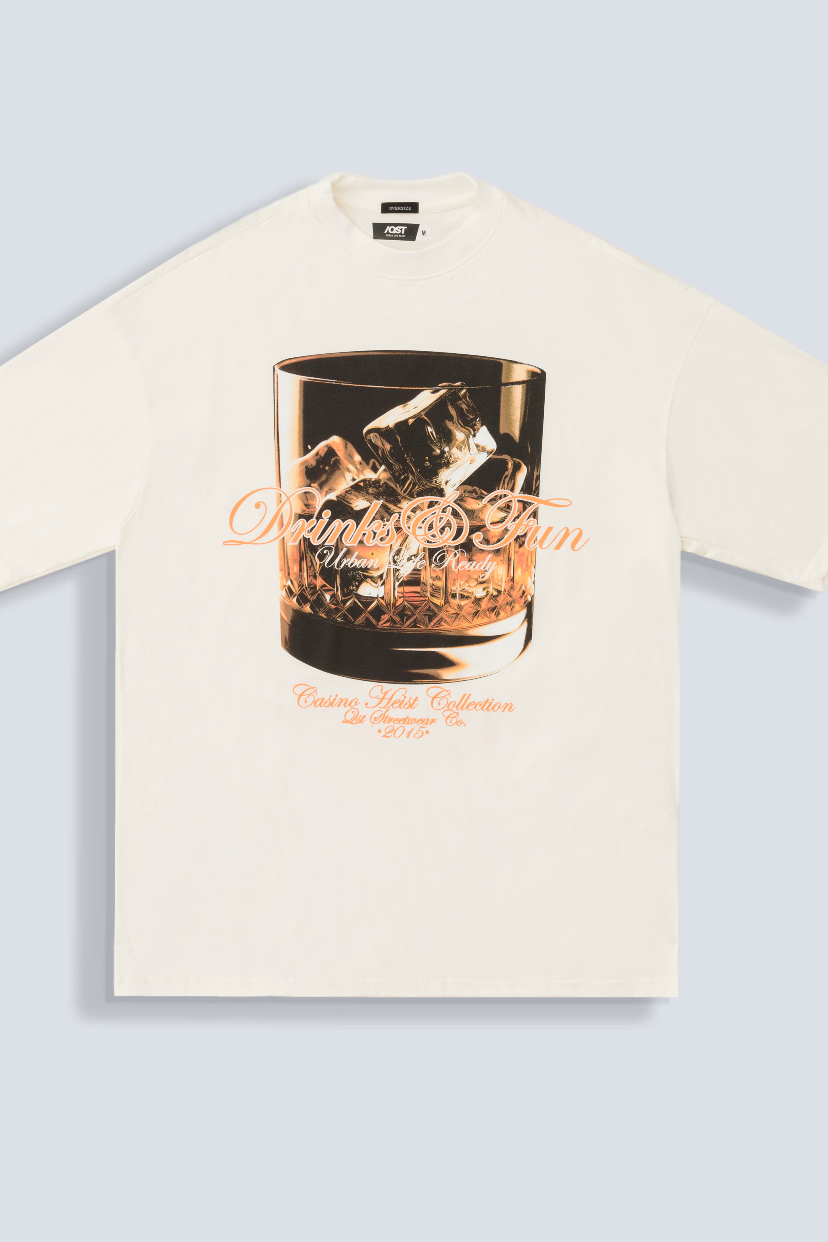 CAMISETA OVERSIZE COLOR CRUDO - QST