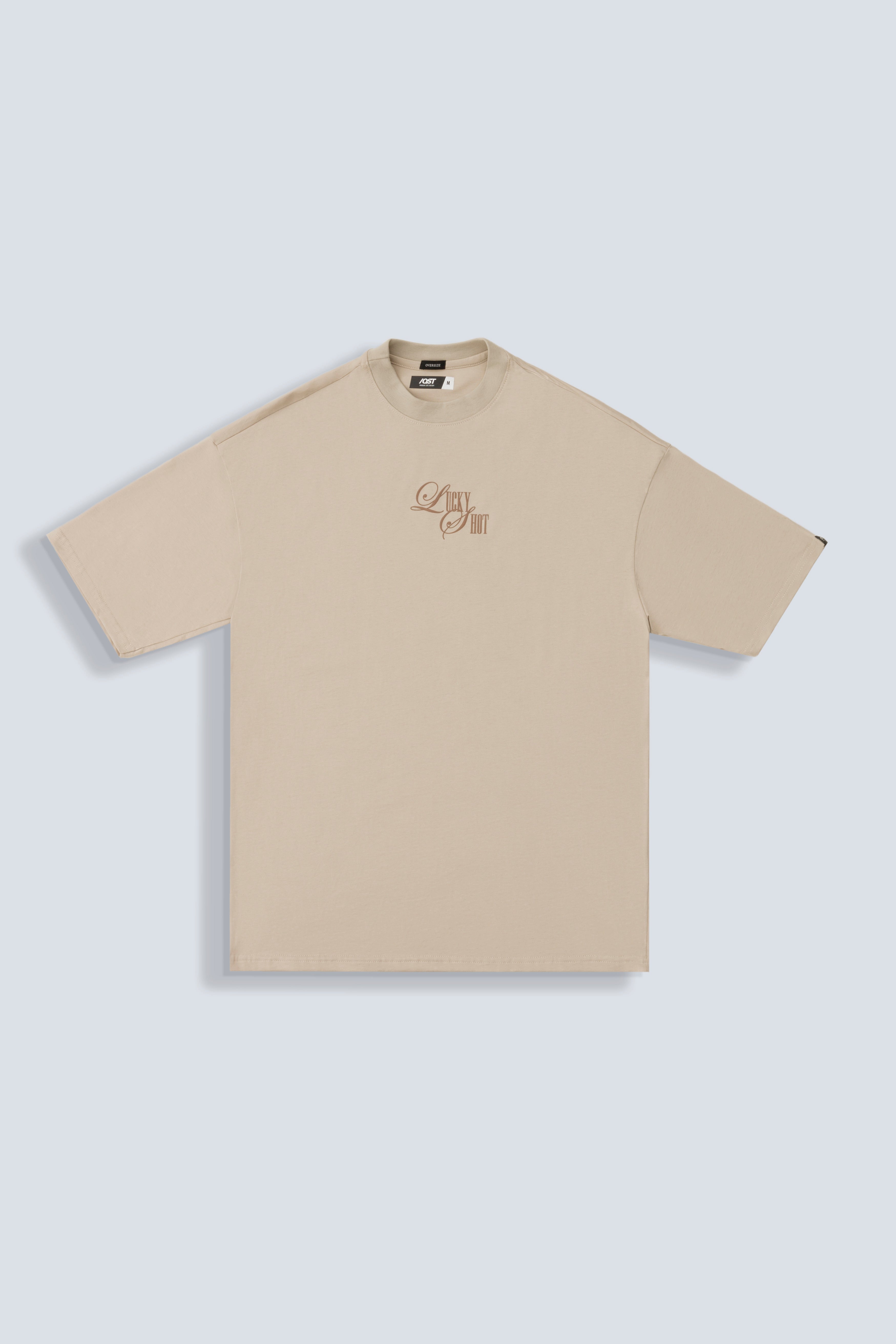 CAMISETA OVERSIZE COLOR WARM TAUPE - QST
