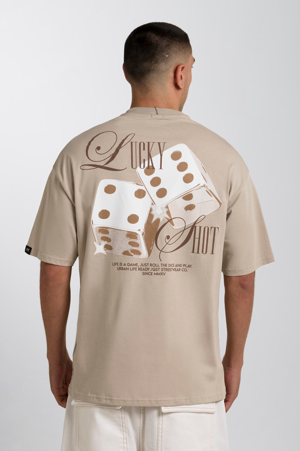 CAMISETA MANGA CORTA COLOR WARM TAUPE - QST