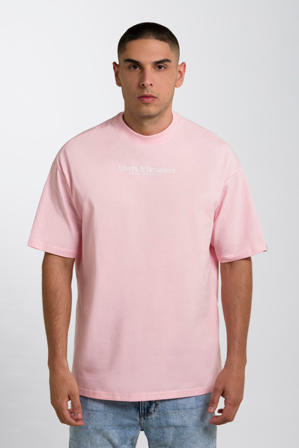 CAMISETA MANGA CORTA COLOR ROSADO CLARO - QST