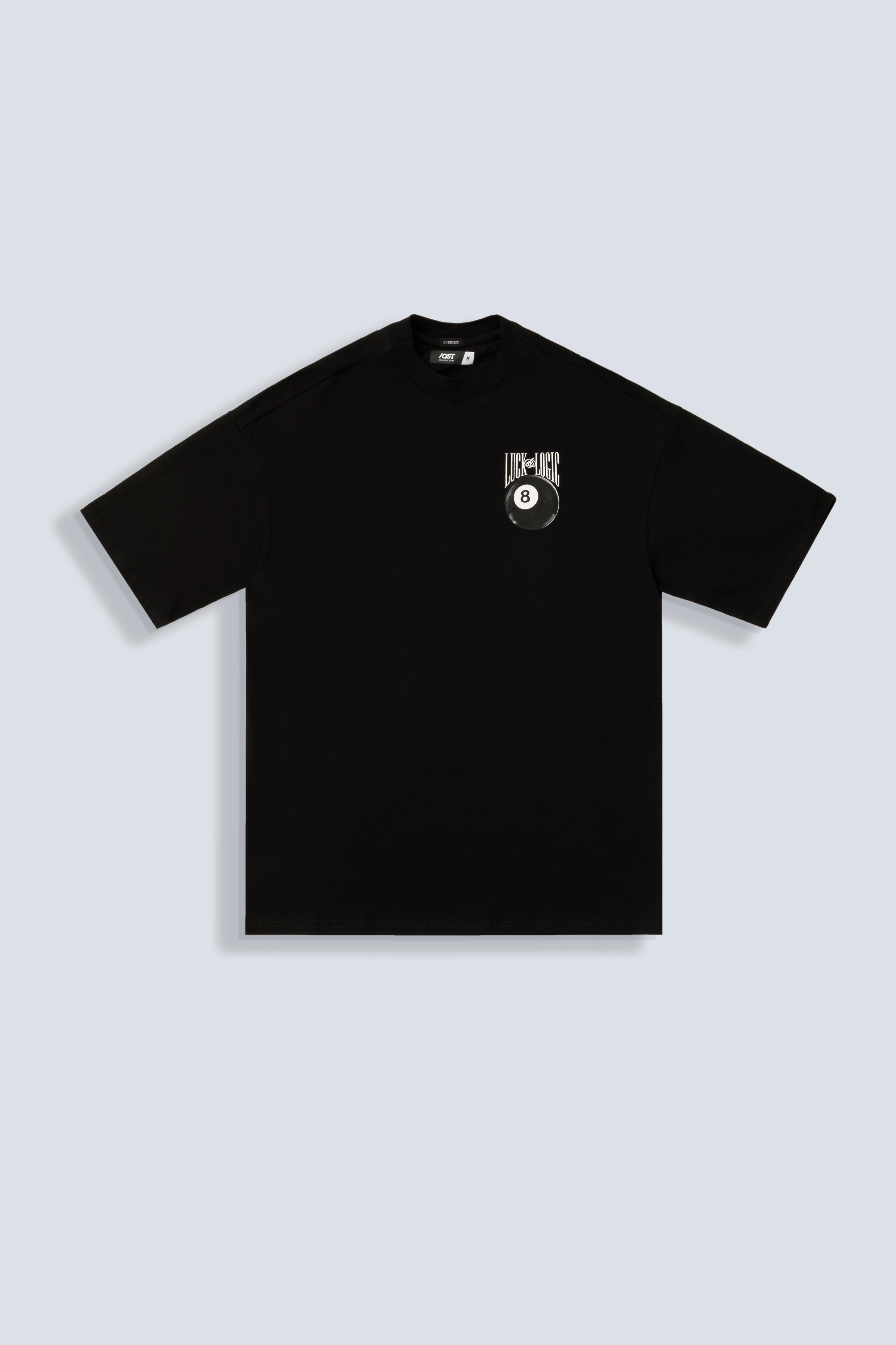 CAMISETA OVERSIZE COLOR NEGRO - QST