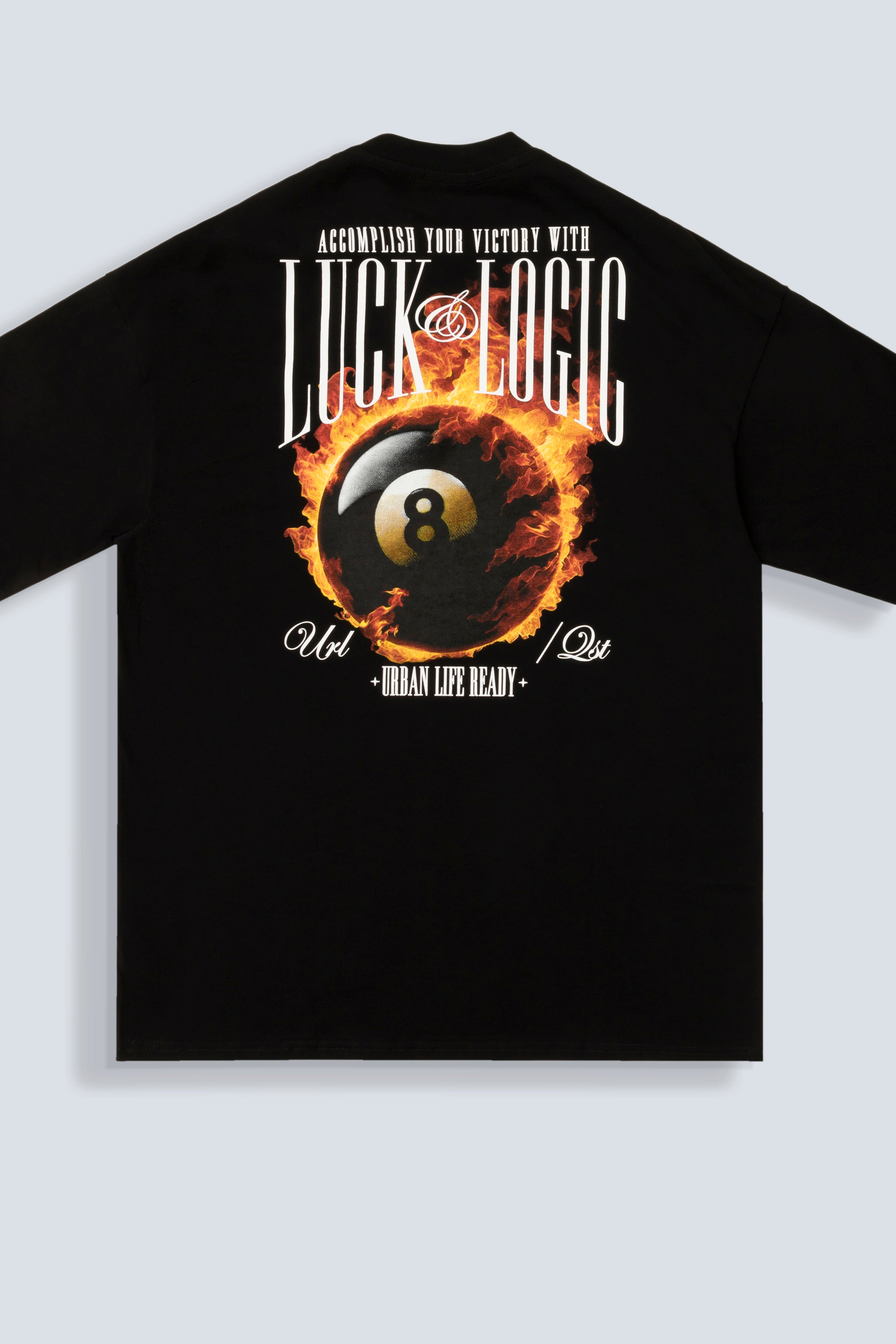 CAMISETA OVERSIZE COLOR NEGRO - QST