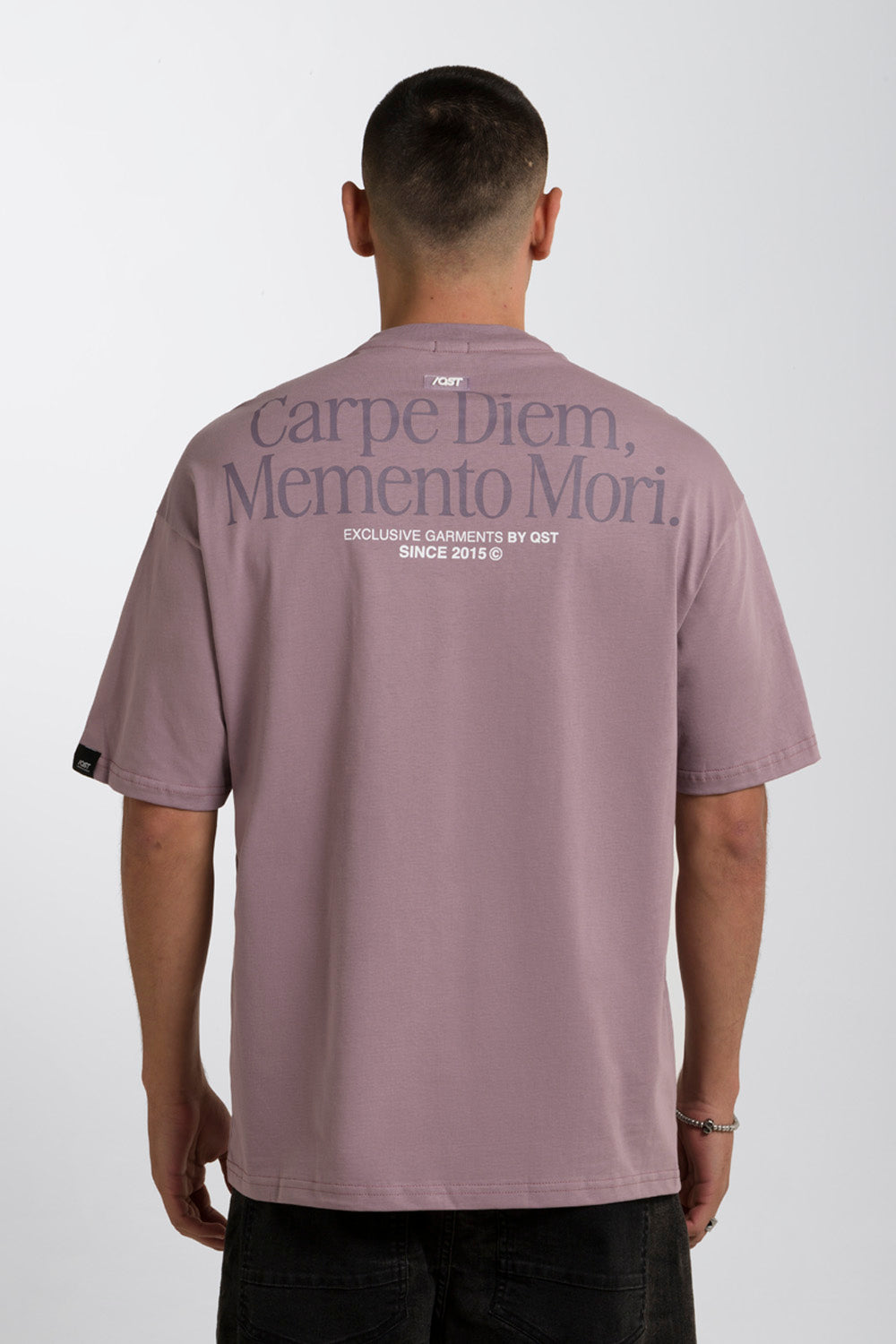 CAMISETA MANGA CORTA COLOR MAUVE