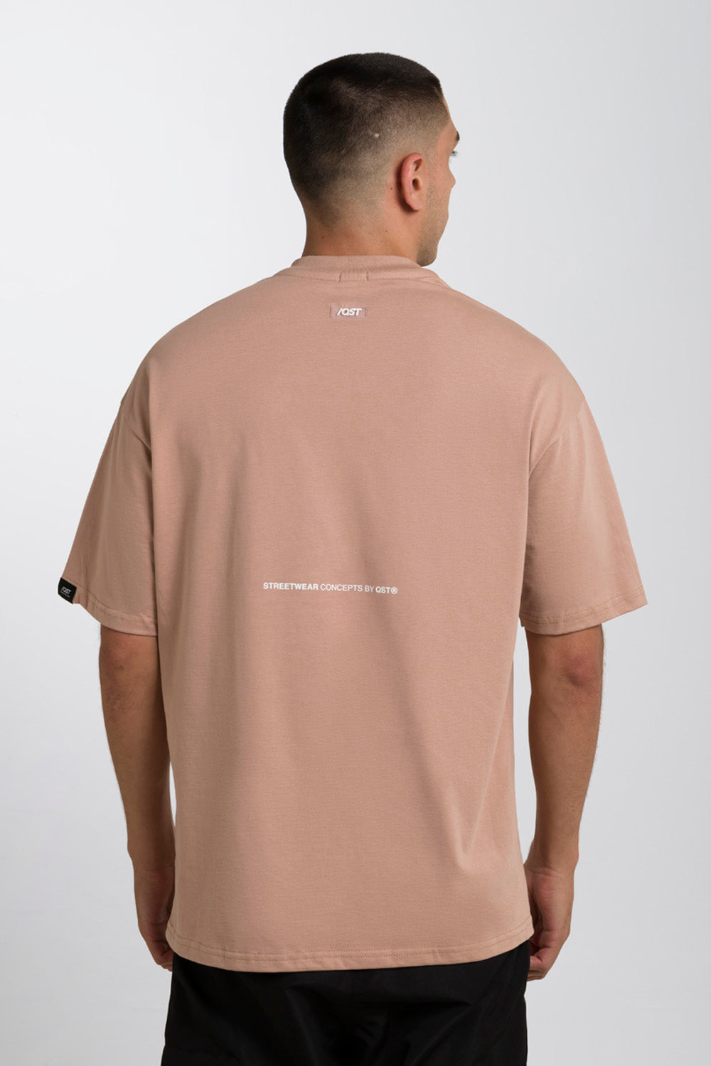 CAMISETA MANGA CORTA COLOR WARM TAUPE - QST