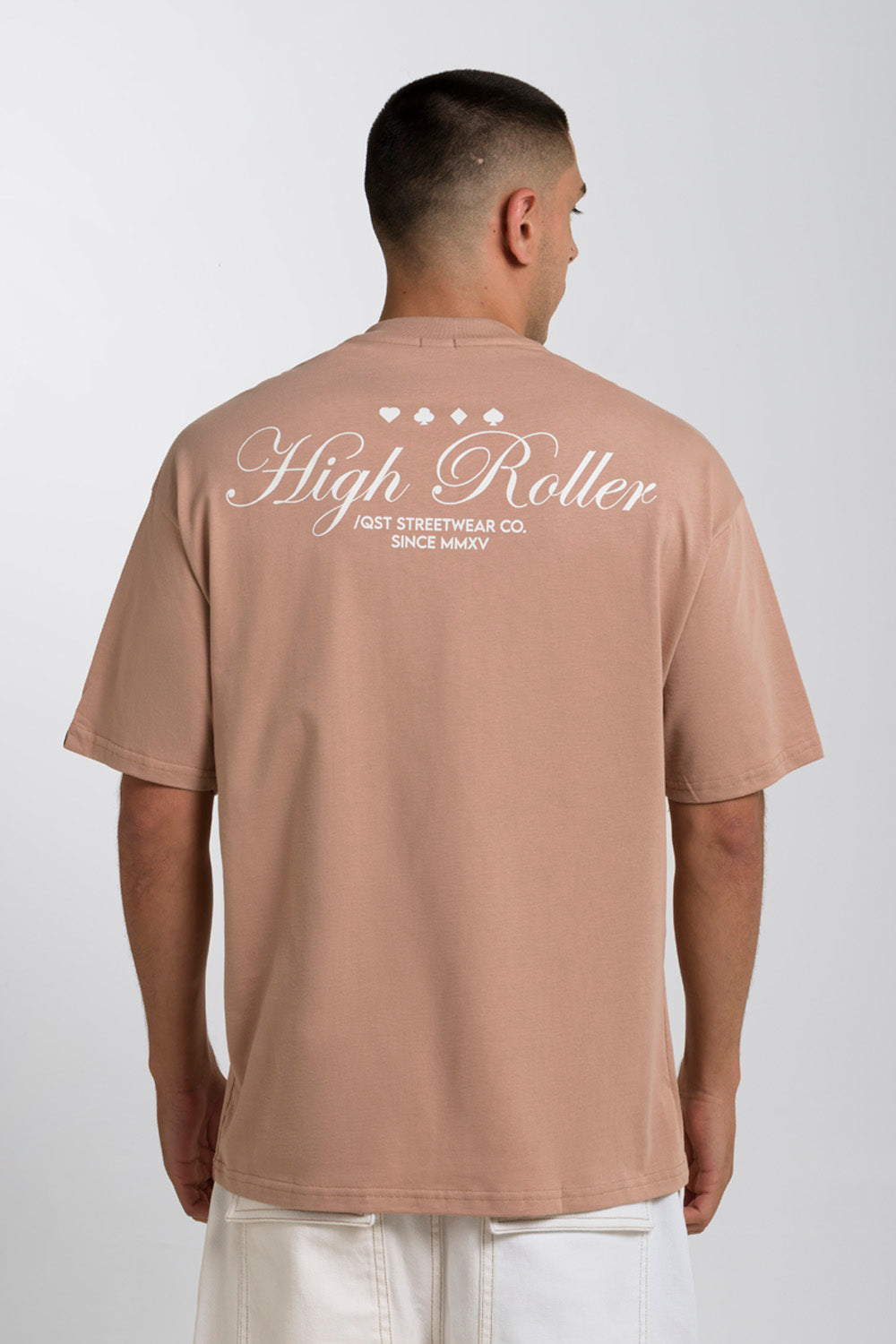 CAMISETA MANGA CORTA COLOR WARM TAUPE - QST