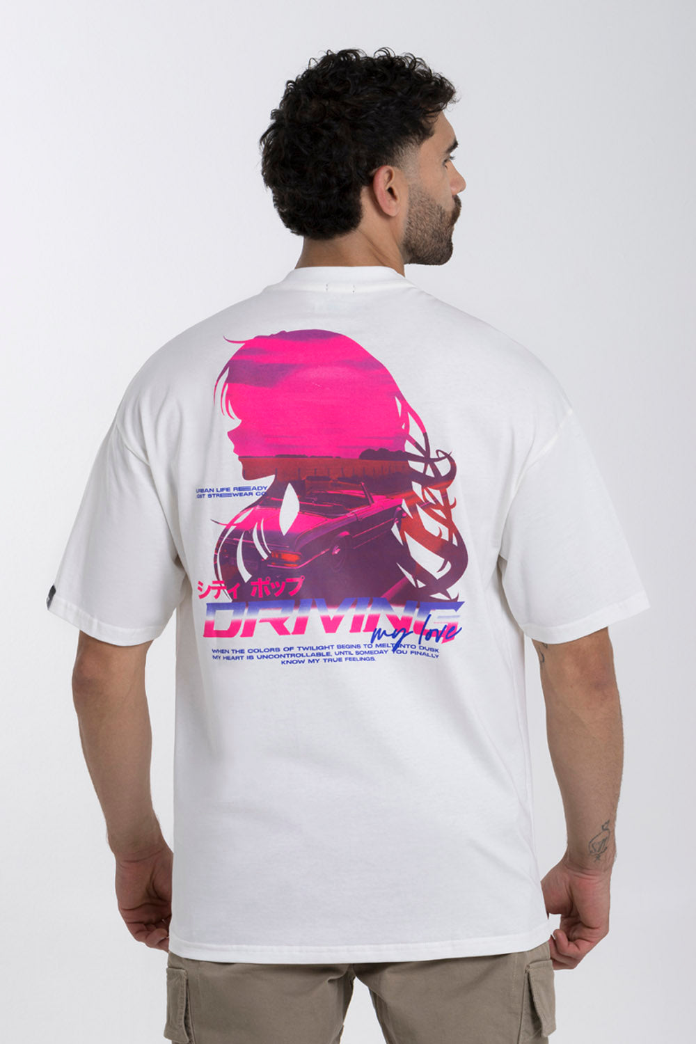 CAMISETA MANGA CORTA COLOR CRUDO
