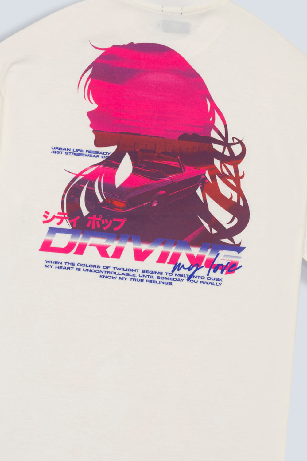 CAMISETA MANGA CORTA COLOR CRUDO