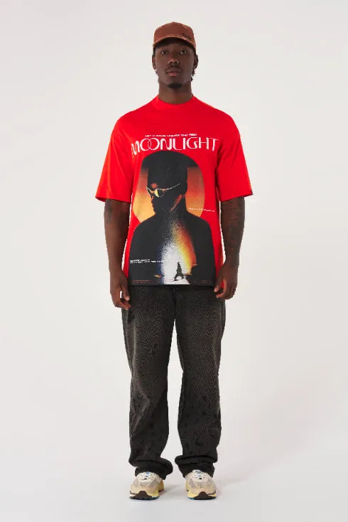 CAMISETA MANGA CORTA COLOR CHERRY