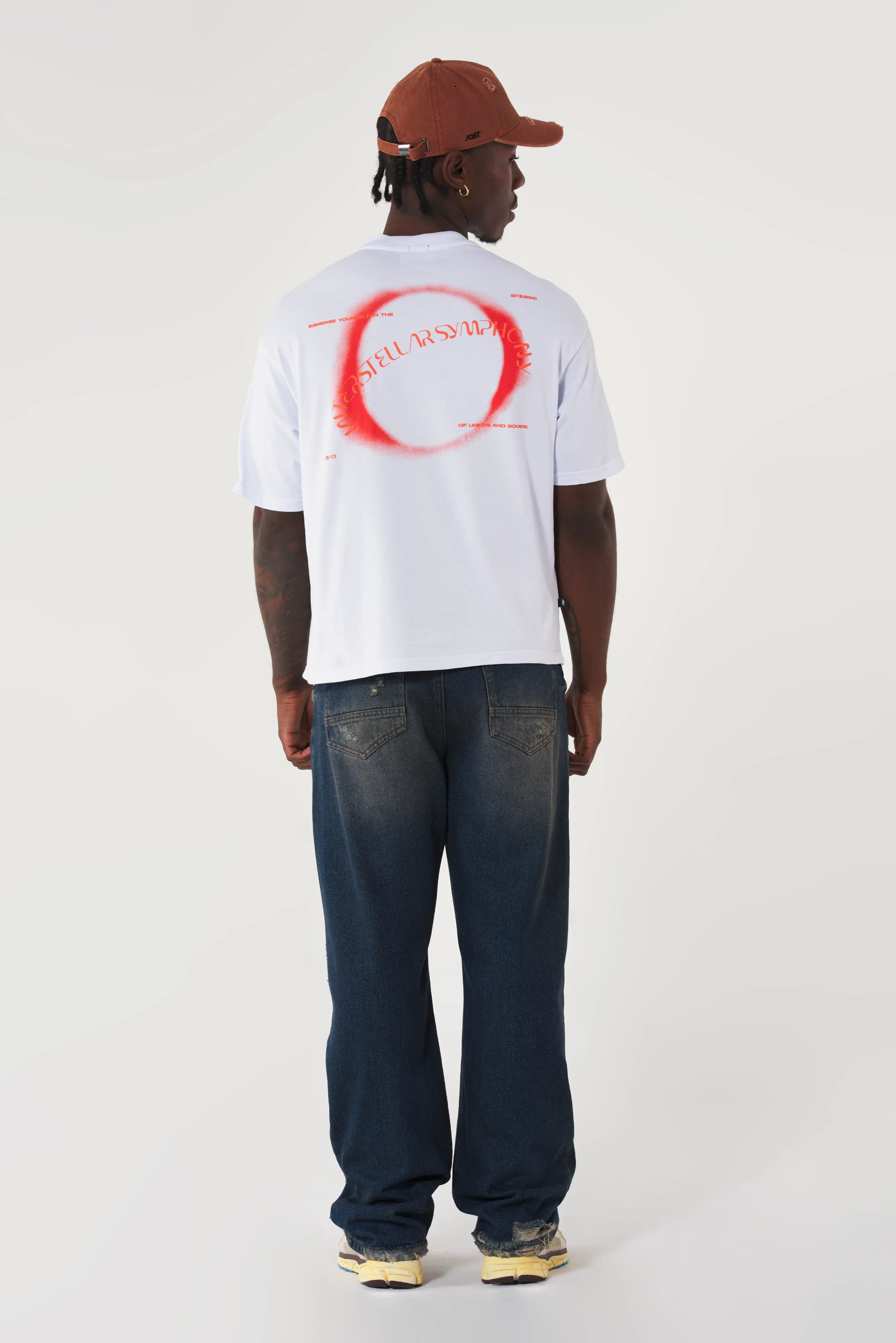 Red Moon Rave Boxy T - shirt - QST