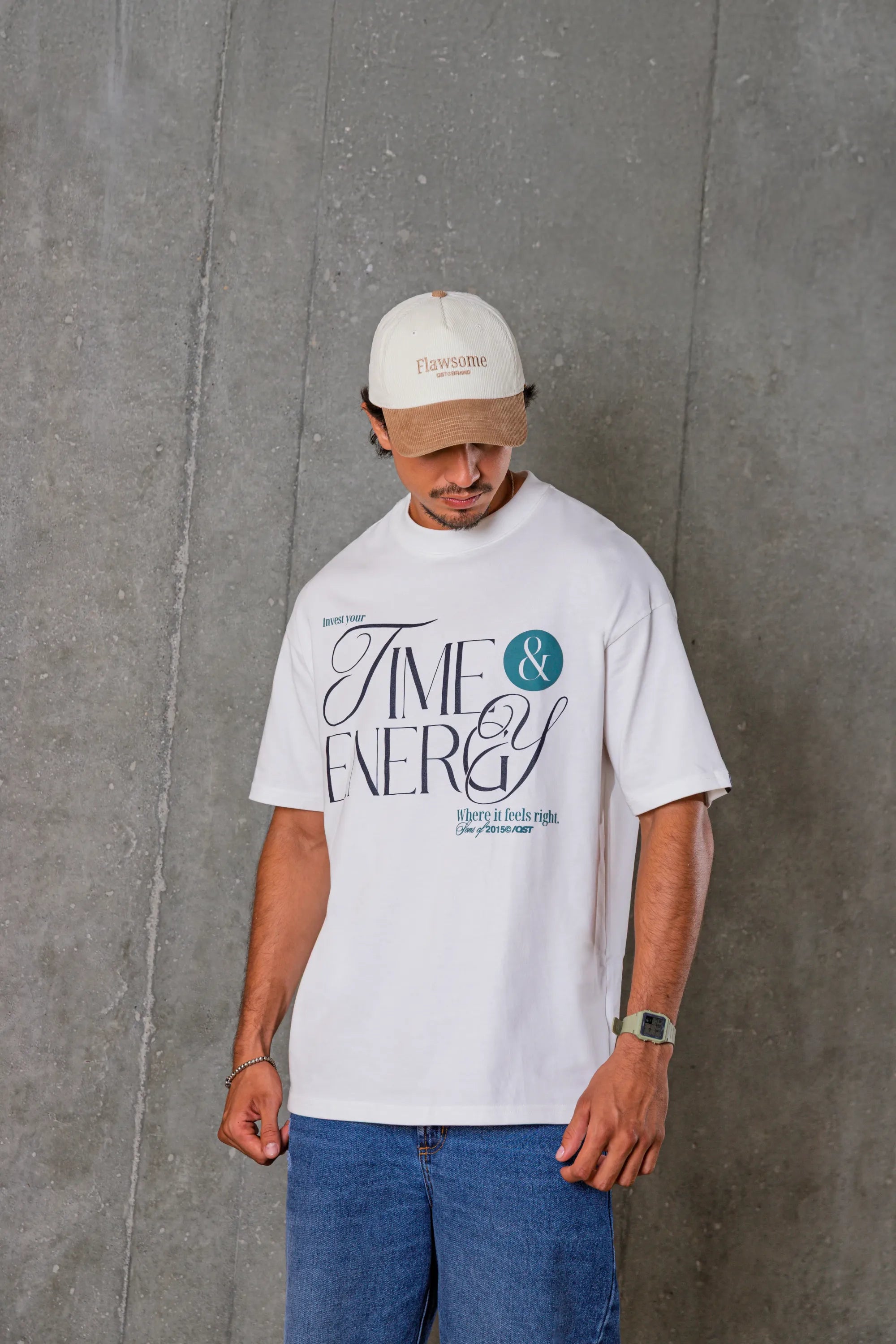 CAMISETA OVERSIZE BPT MANGA CORTA ESTAMPADO ENERGY