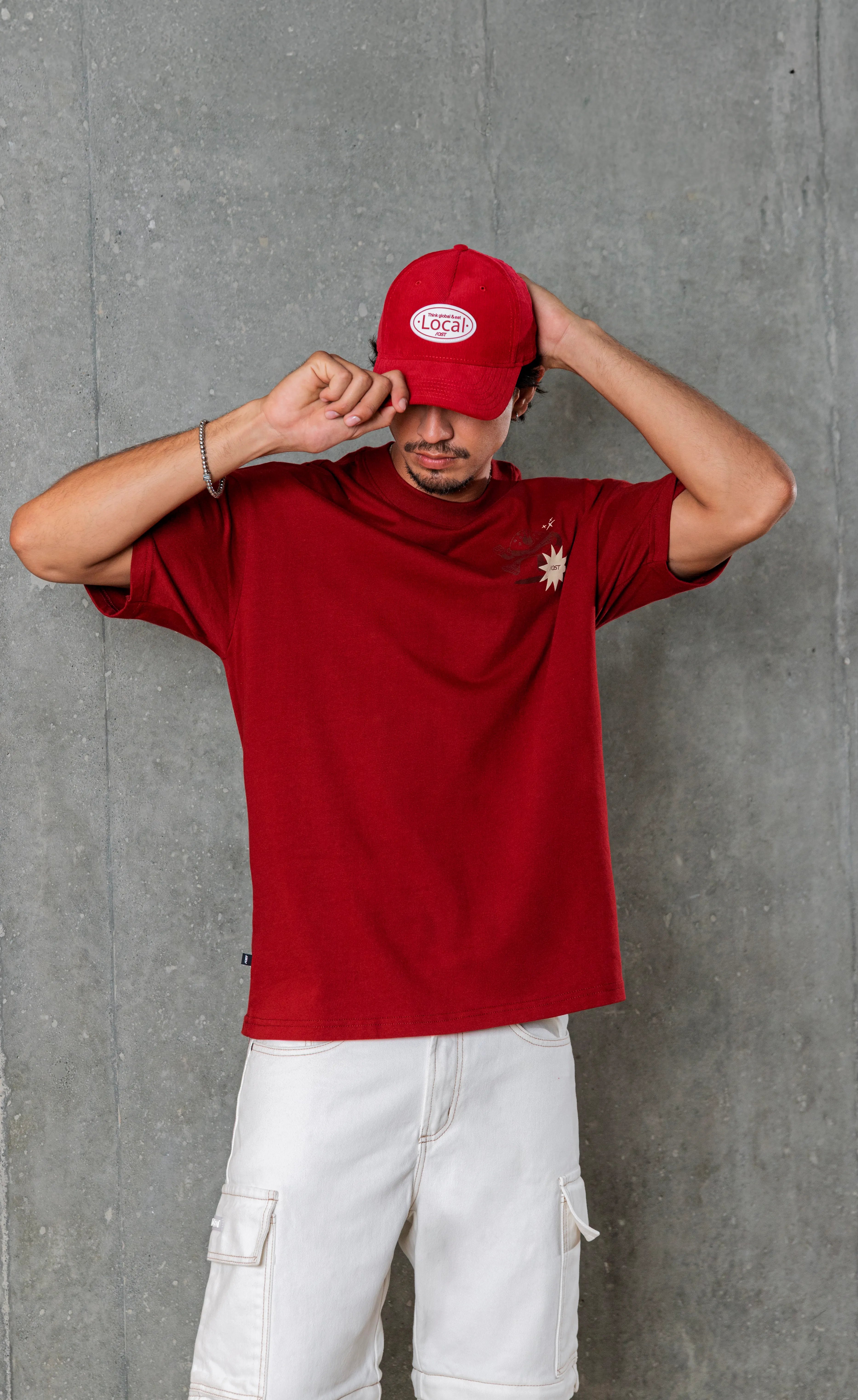 CAMISETA OVERSIZE RED DHALIA LIMITED EDITION BEST CHOICE