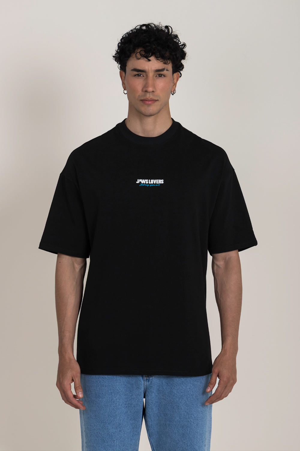 CAMISETA MANGA CORTA COLOR NEGRO