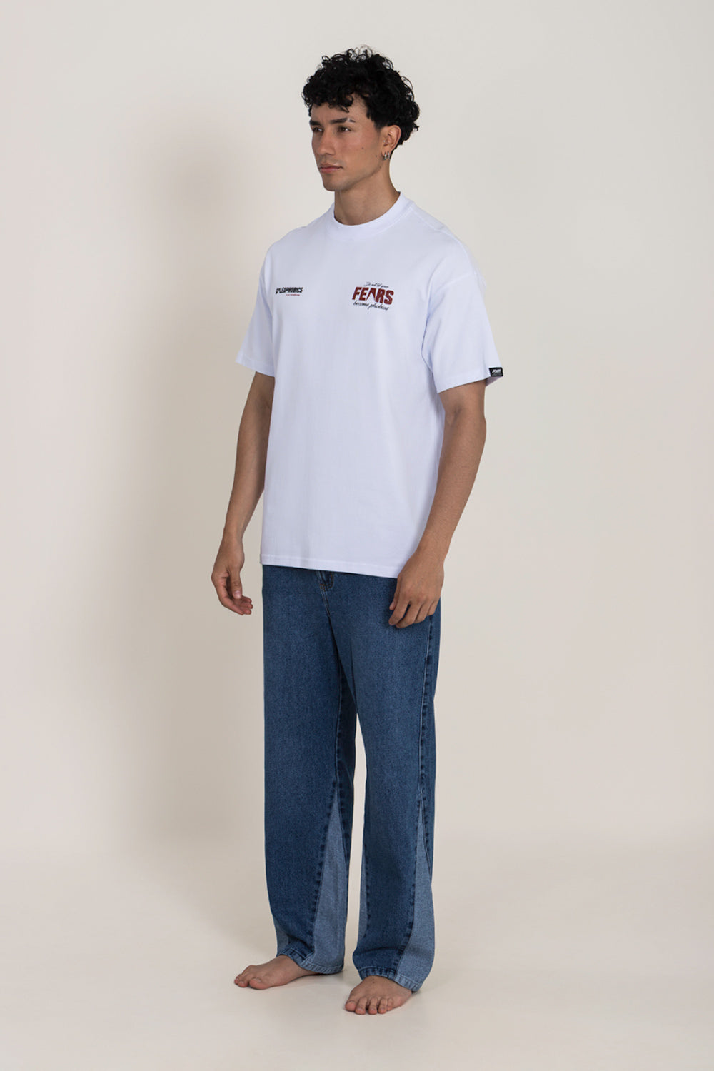 CAMISETA MANGA CORTA COLOR BLANCO OPTICO