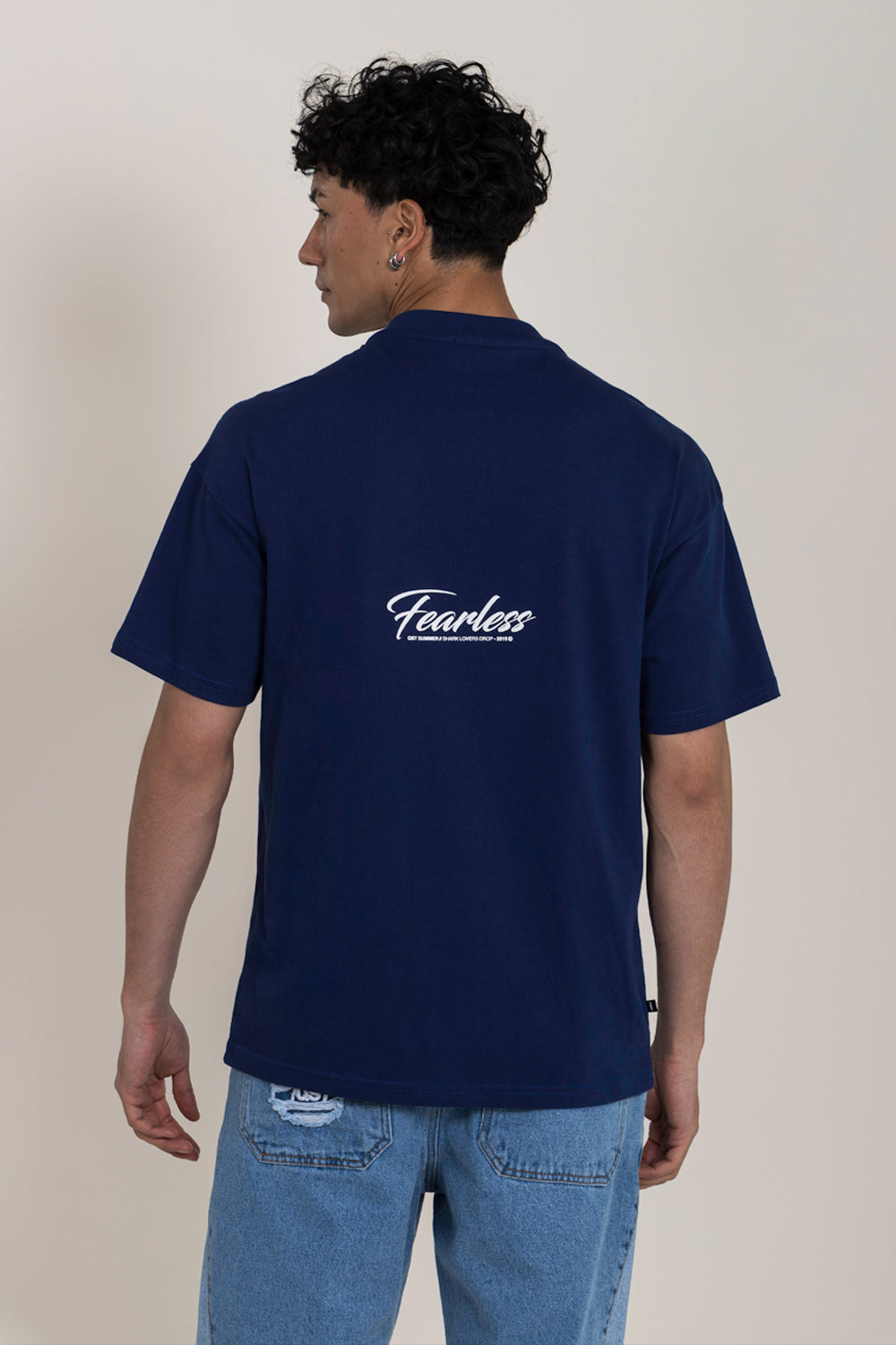 CAMISETA MANGA CORTA COLOR AZUL PROFUNDO