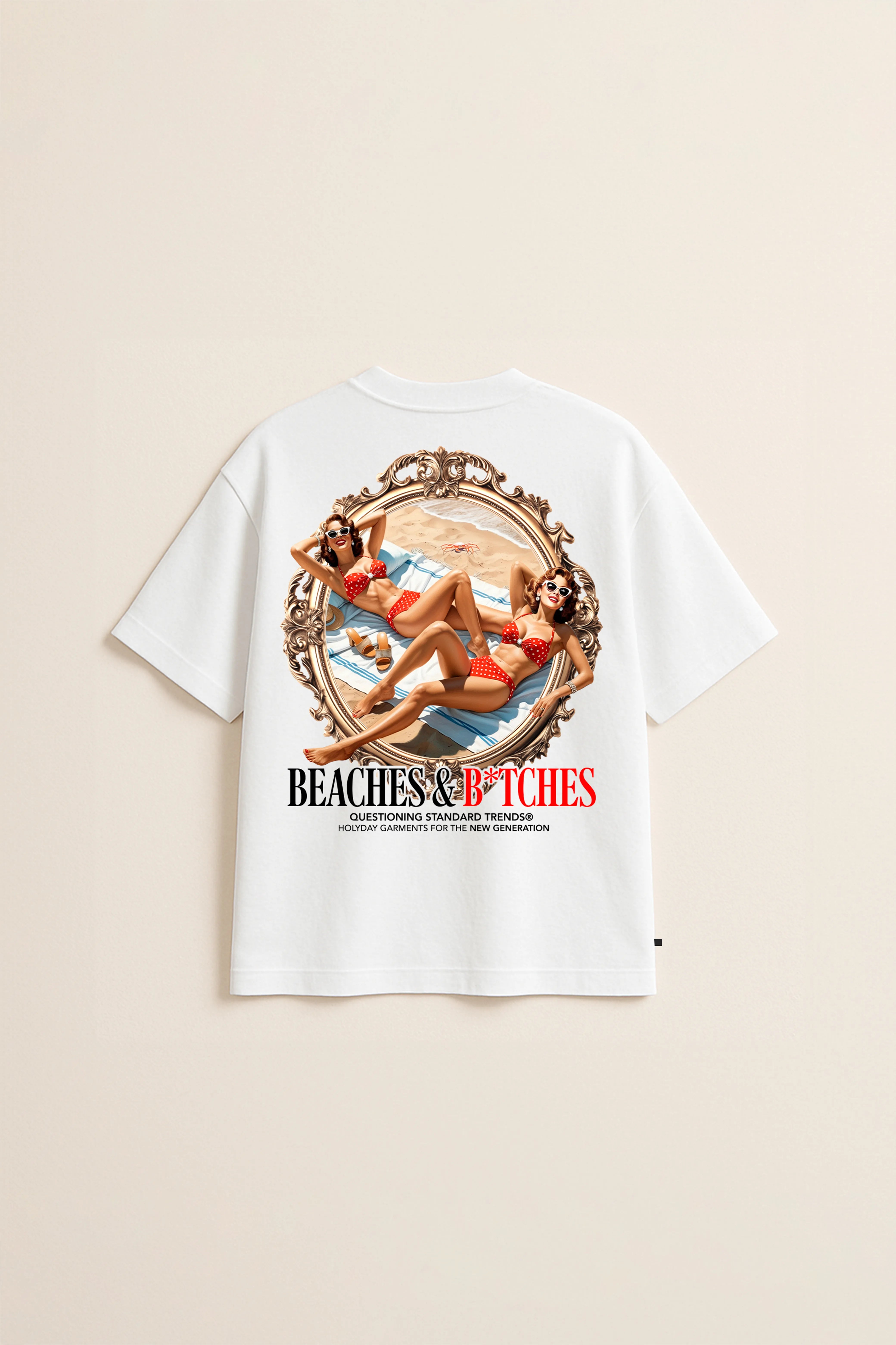 CAMISETA MANGA CORTA COLOR BLANCO OPTICO - QST