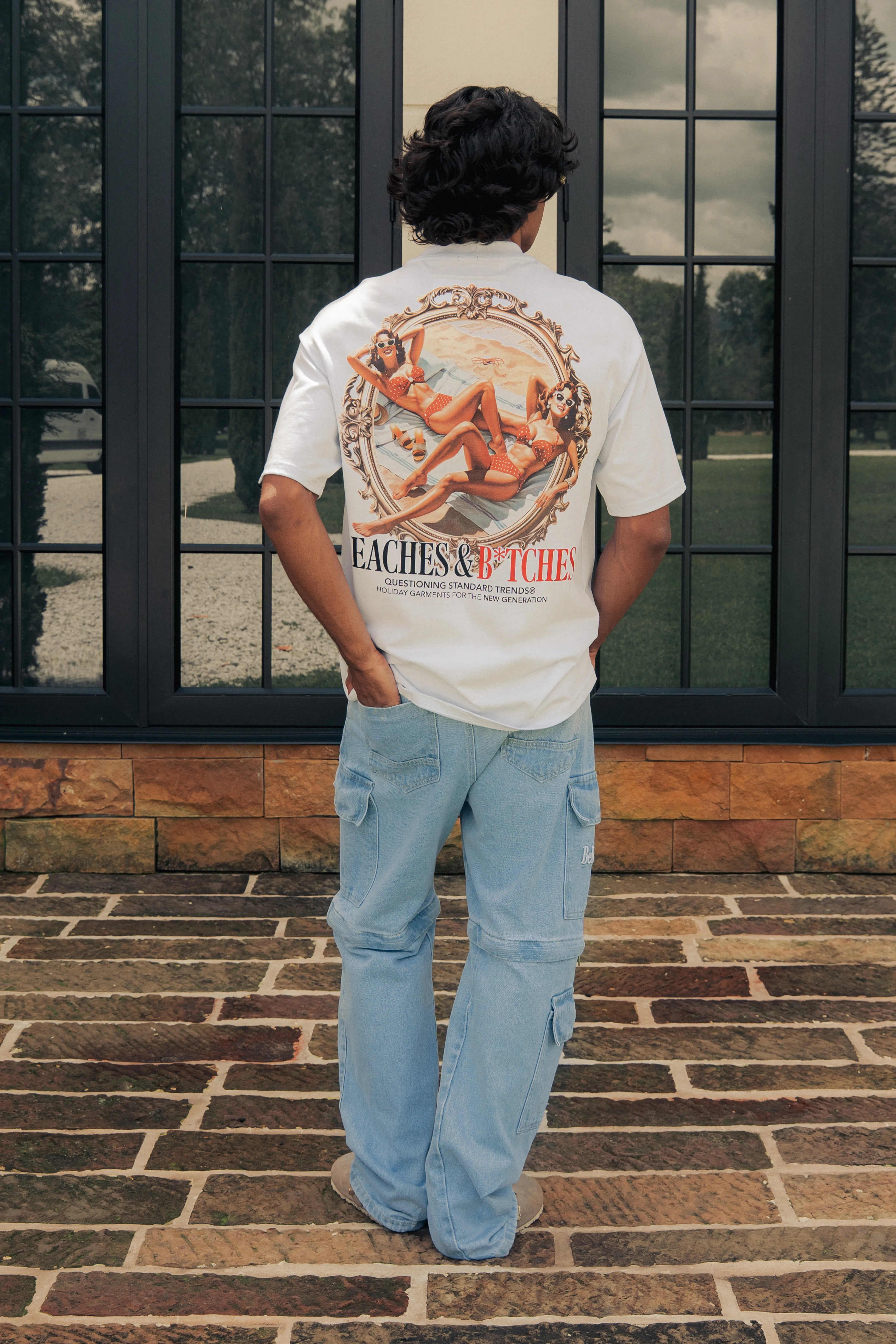 CAMISETA MANGA CORTA COLOR BLANCO OPTICO - QST