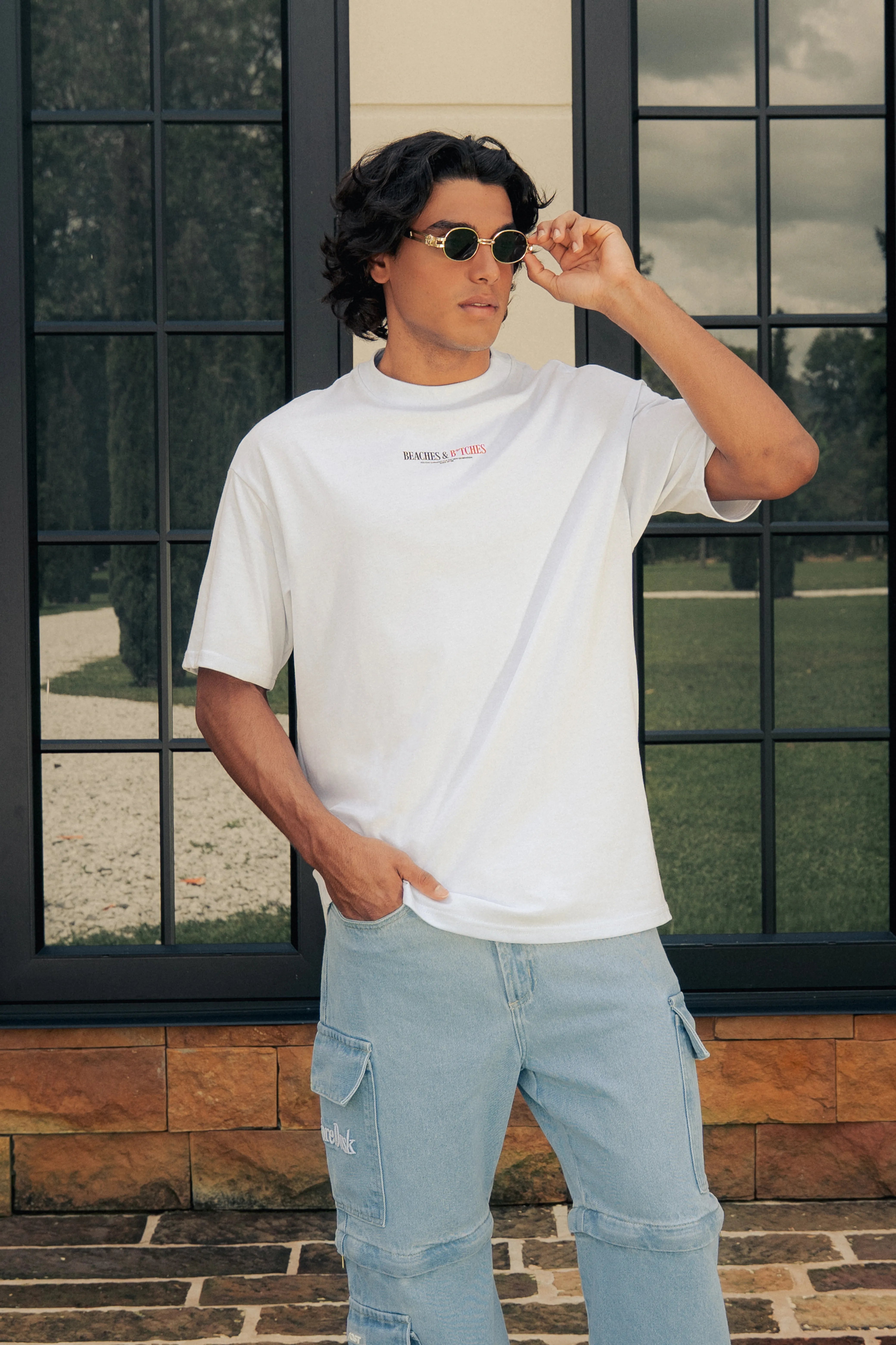 CAMISETA MANGA CORTA COLOR BLANCO OPTICO - QST