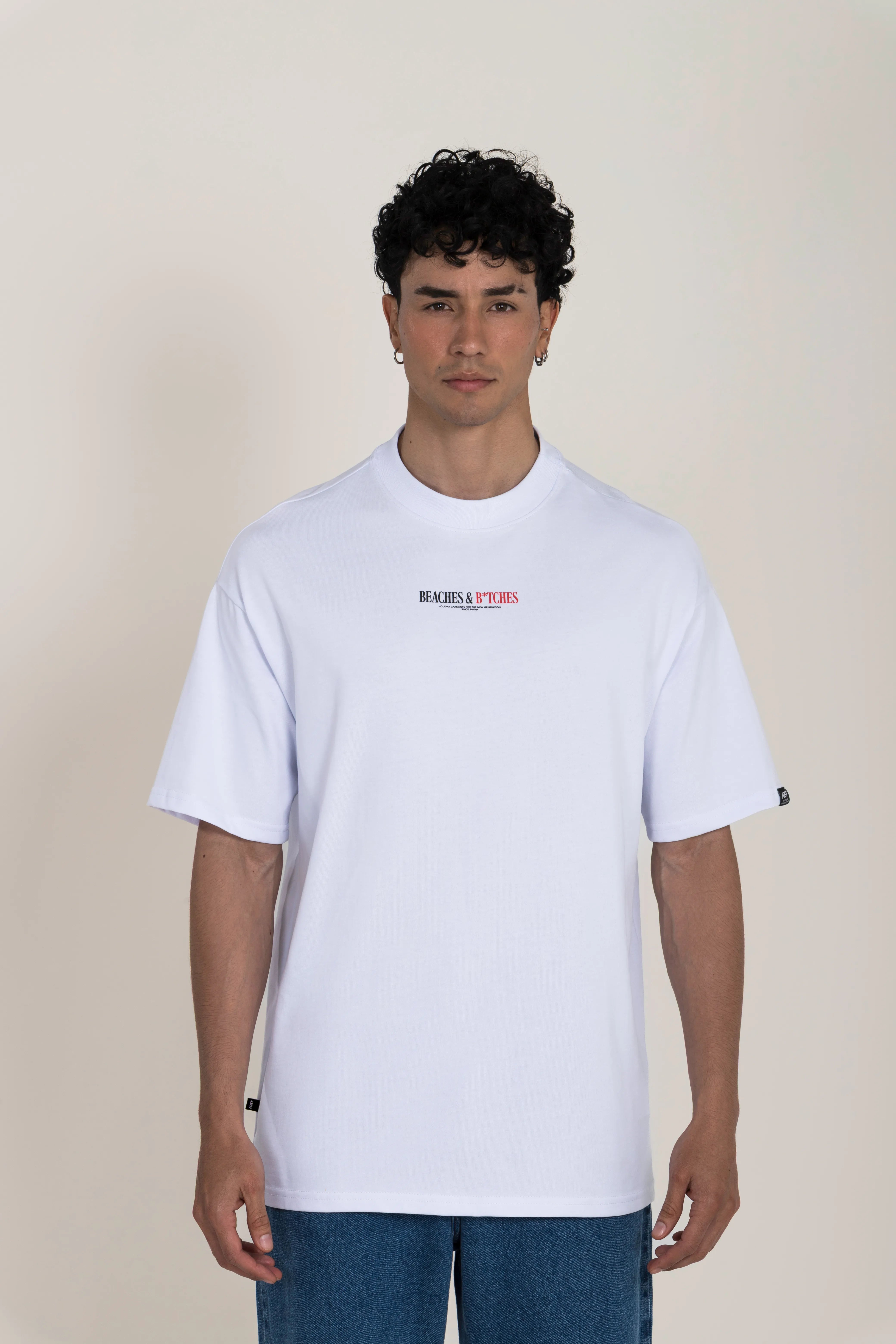 CAMISETA MANGA CORTA COLOR BLANCO OPTICO - QST