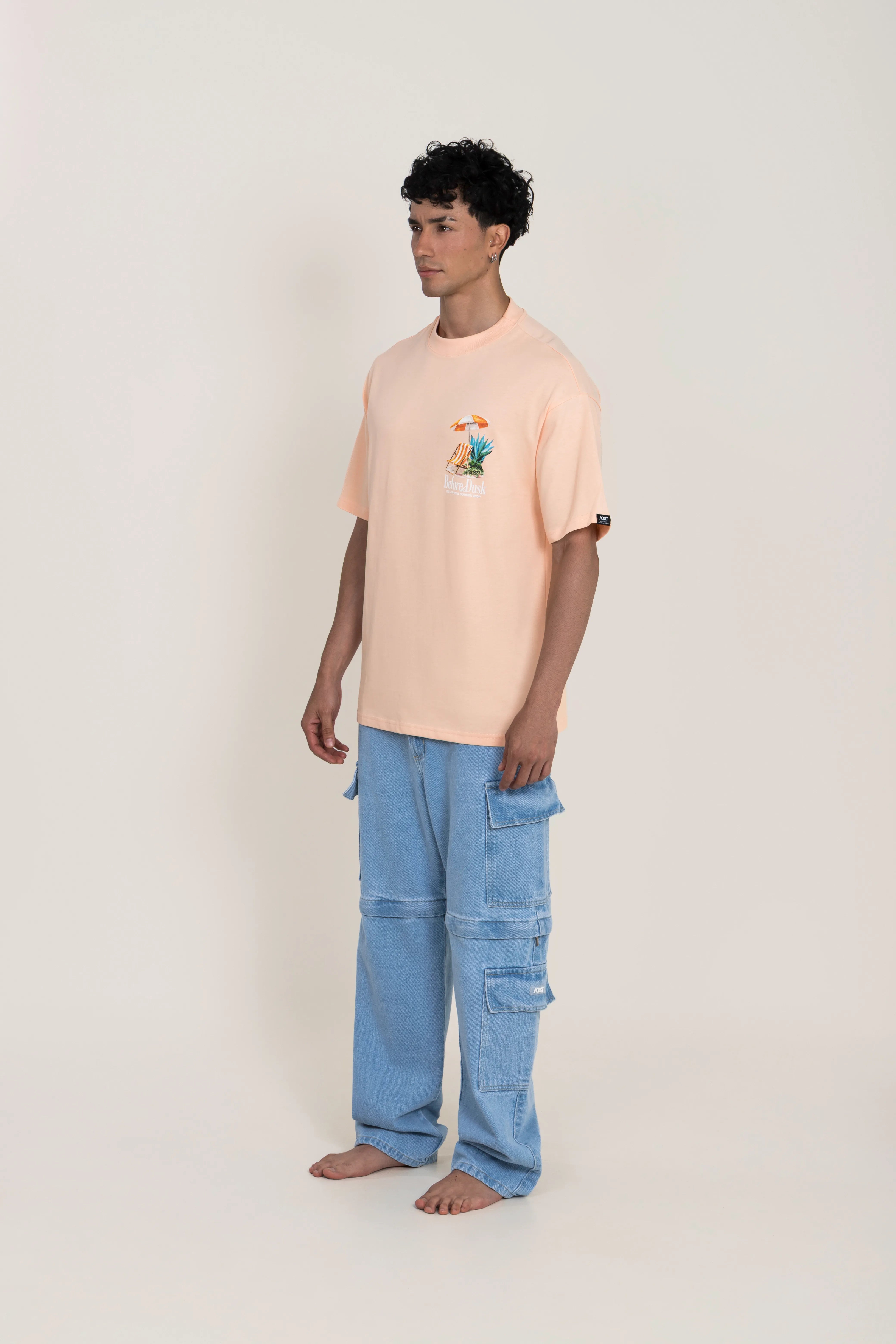 CAMISETA MANGA CORTA COLOR PEACH PARFAIT - QST