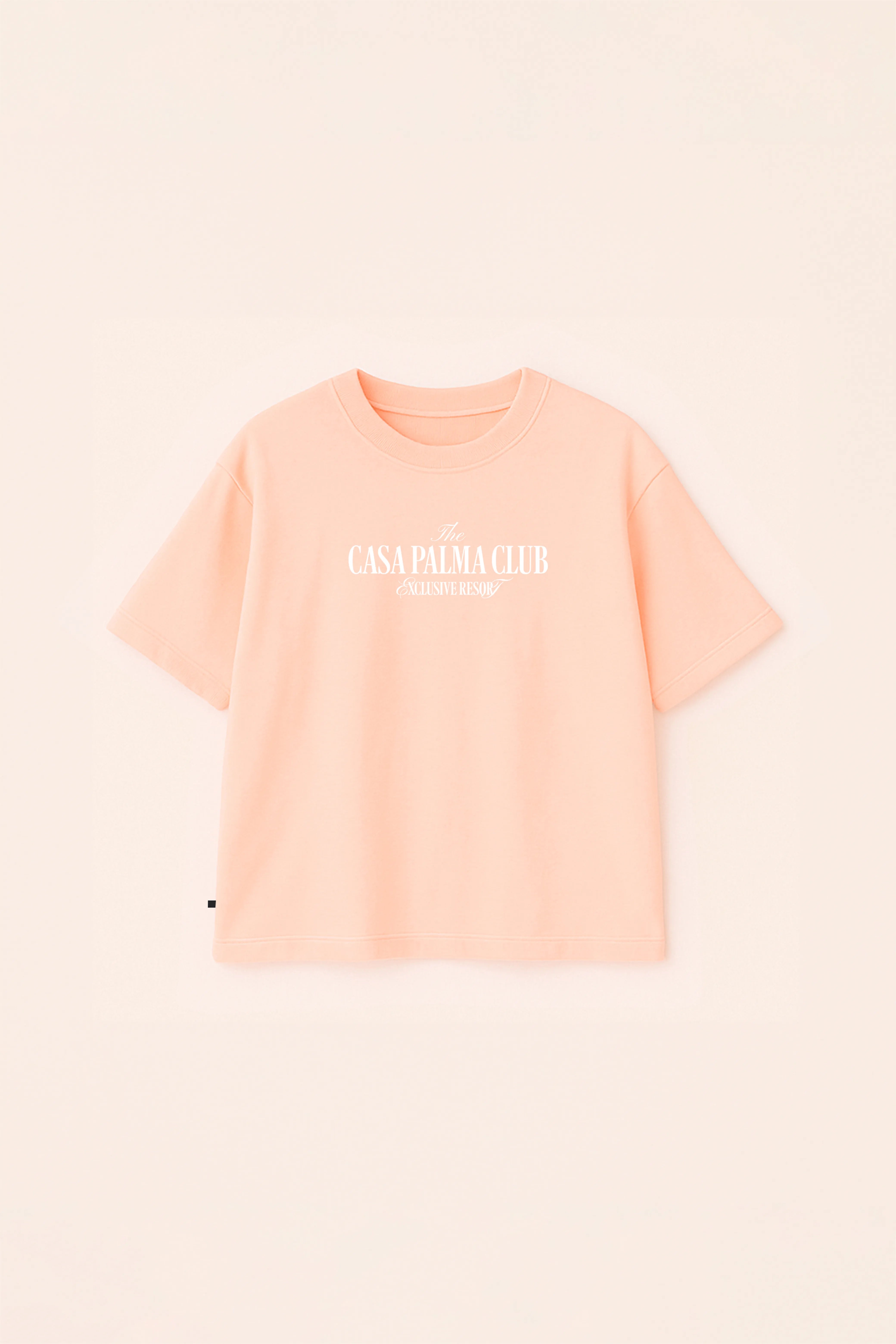CAMISETA MANGA CORTA COLOR PEACH PARFAIT - QST