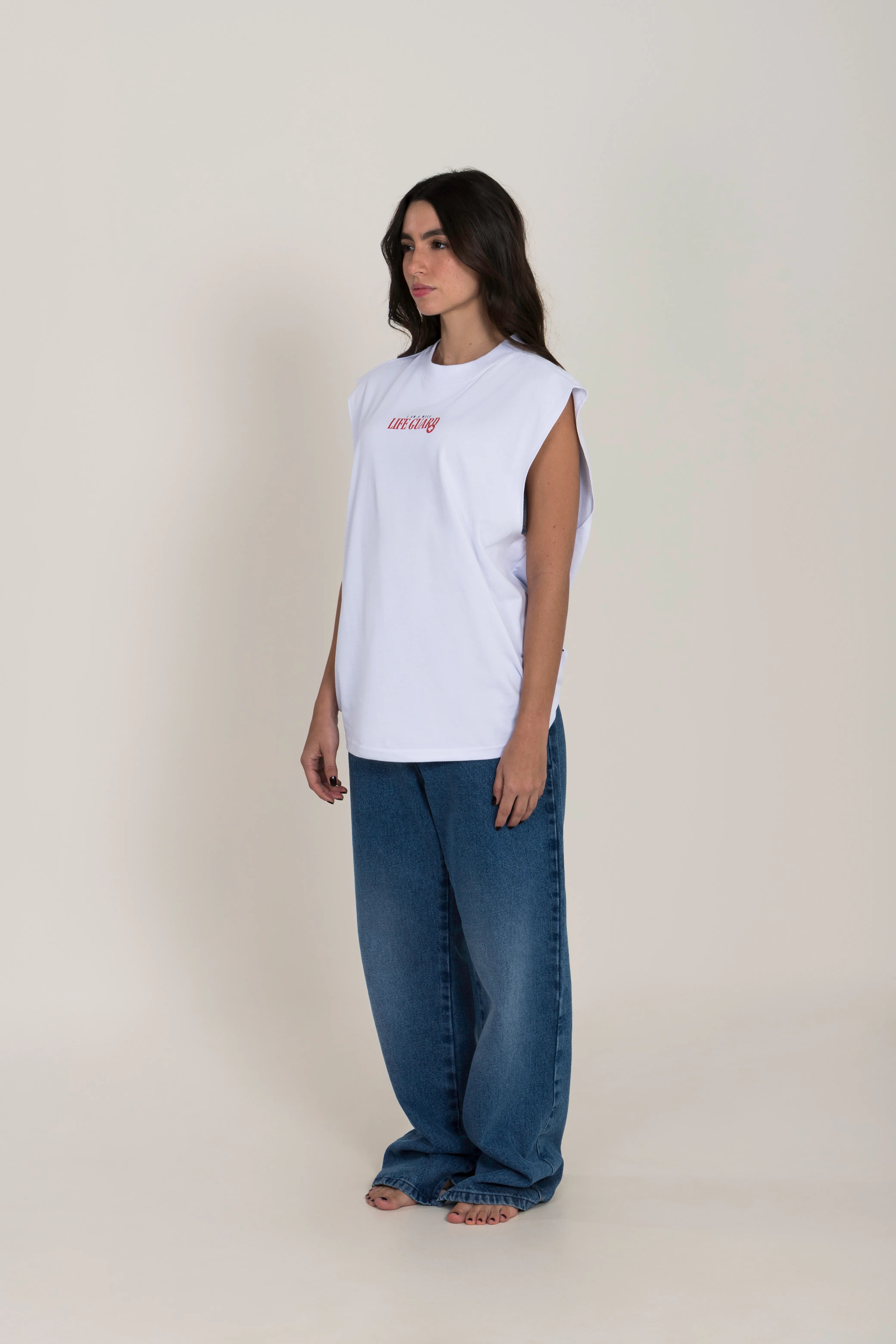 CAMISETA MANGA CORTA COLOR BLANCO OPTICO - QST