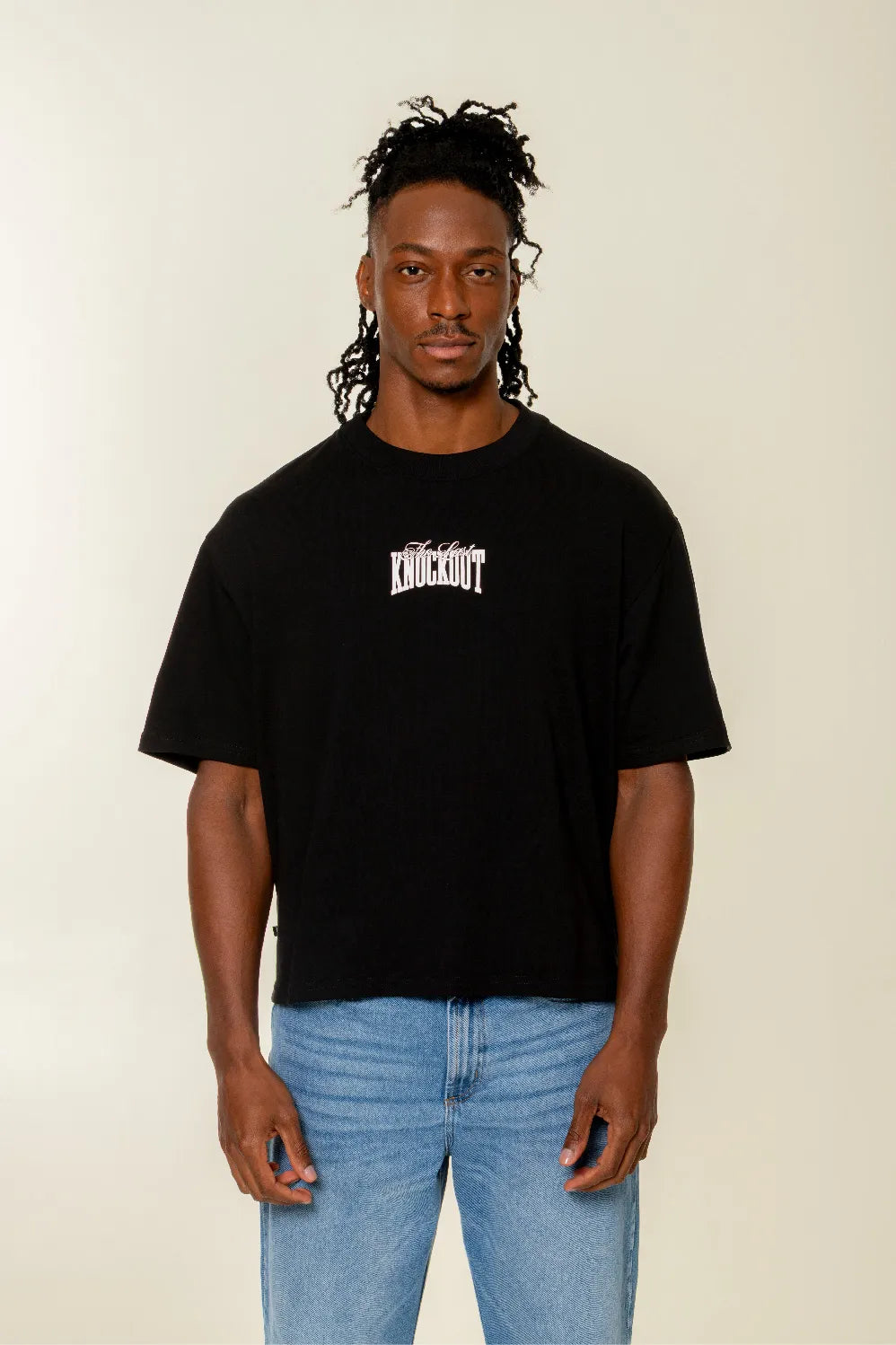 CAMISETA MANGA CORTA COLOR NEGRO - QST