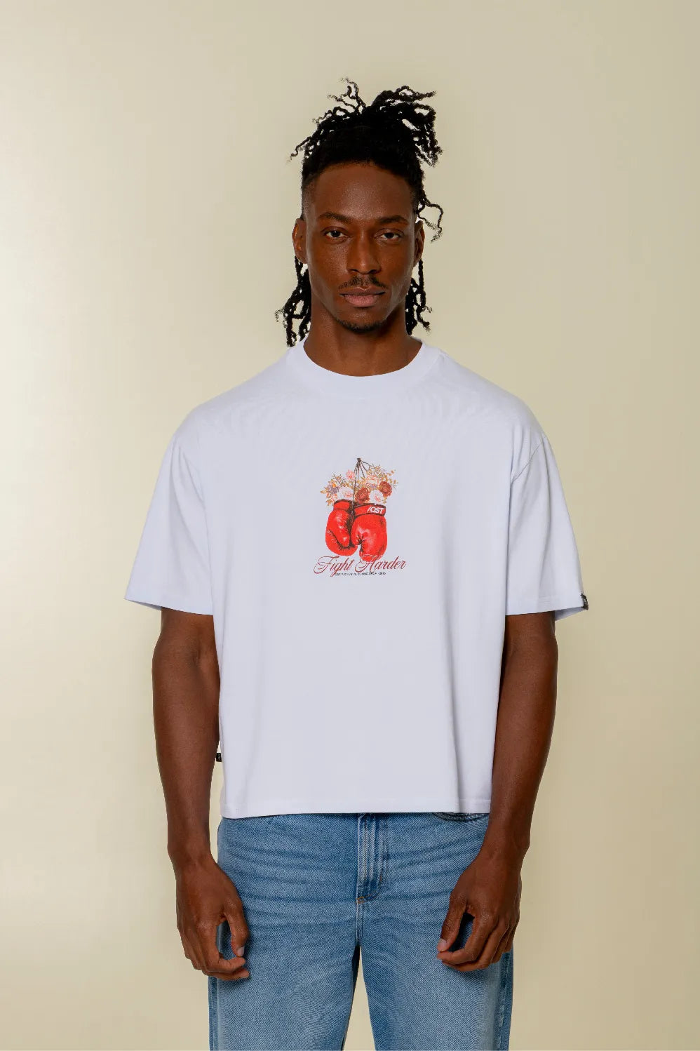 CAMISETA MANGA CORTA COLOR BLANCO OPTICO