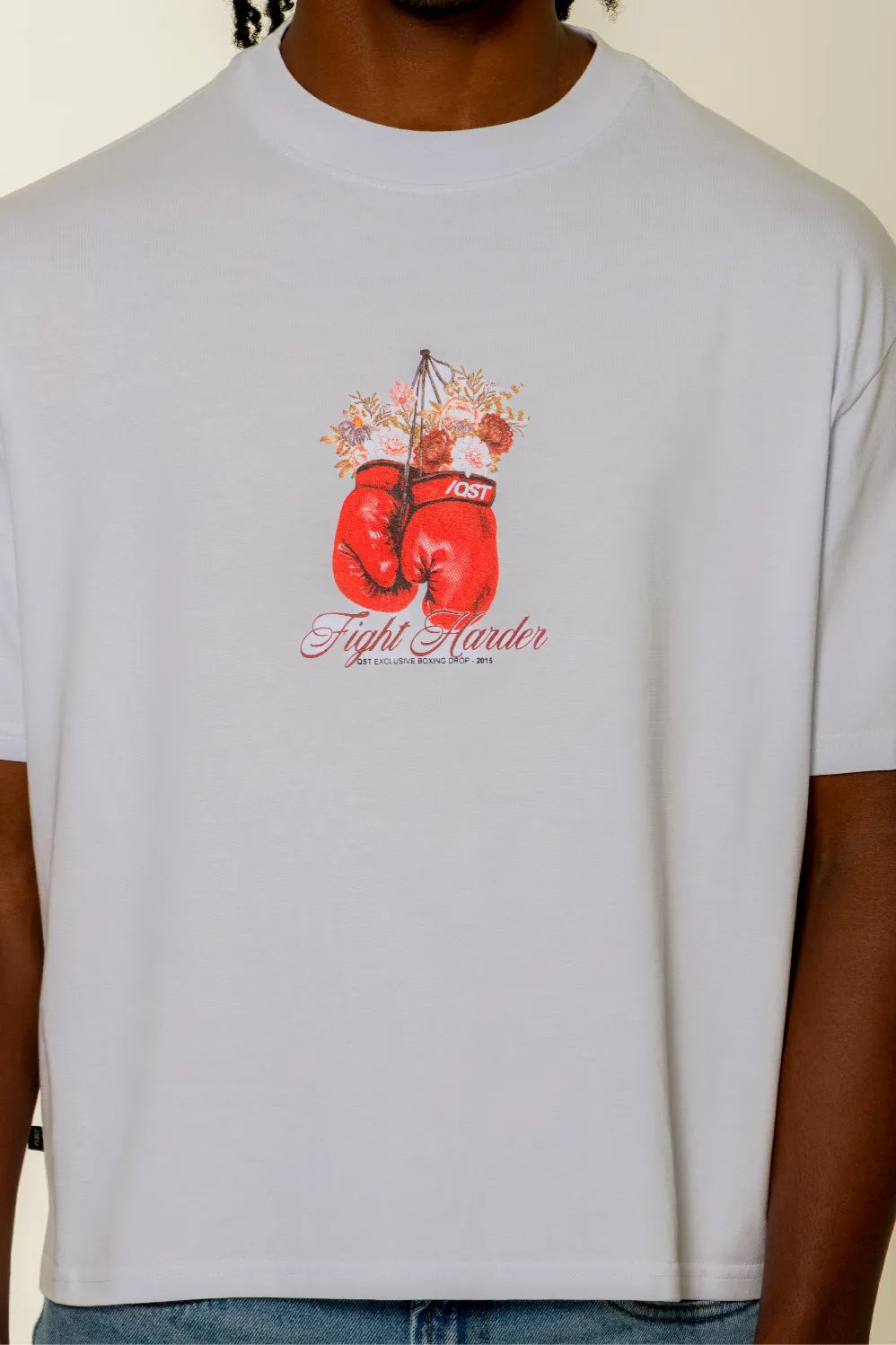 CAMISETA MANGA CORTA COLOR BLANCO OPTICO - QST