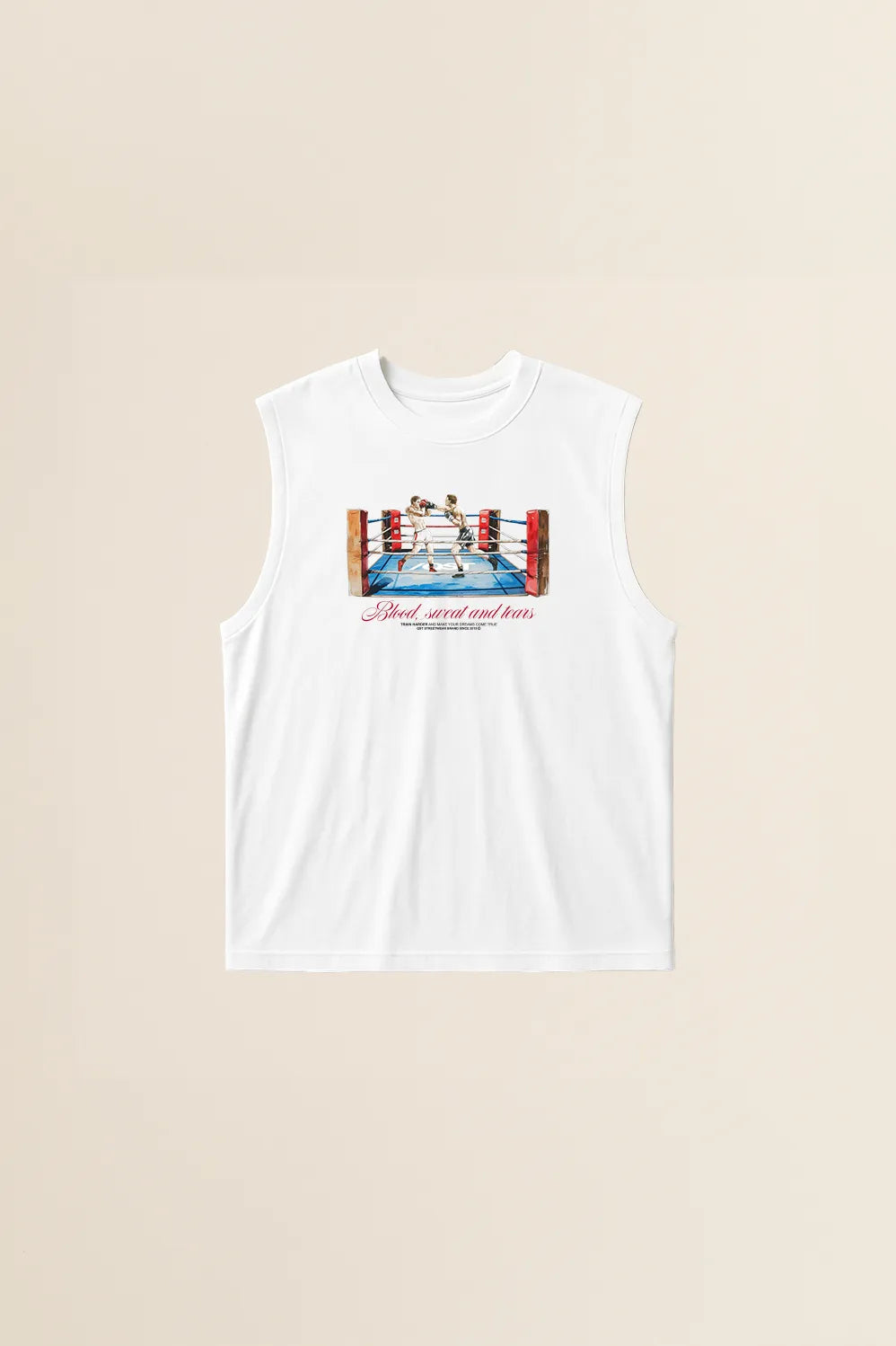 CAMISETA MANGA SISA COLOR BLANCO OPTICO