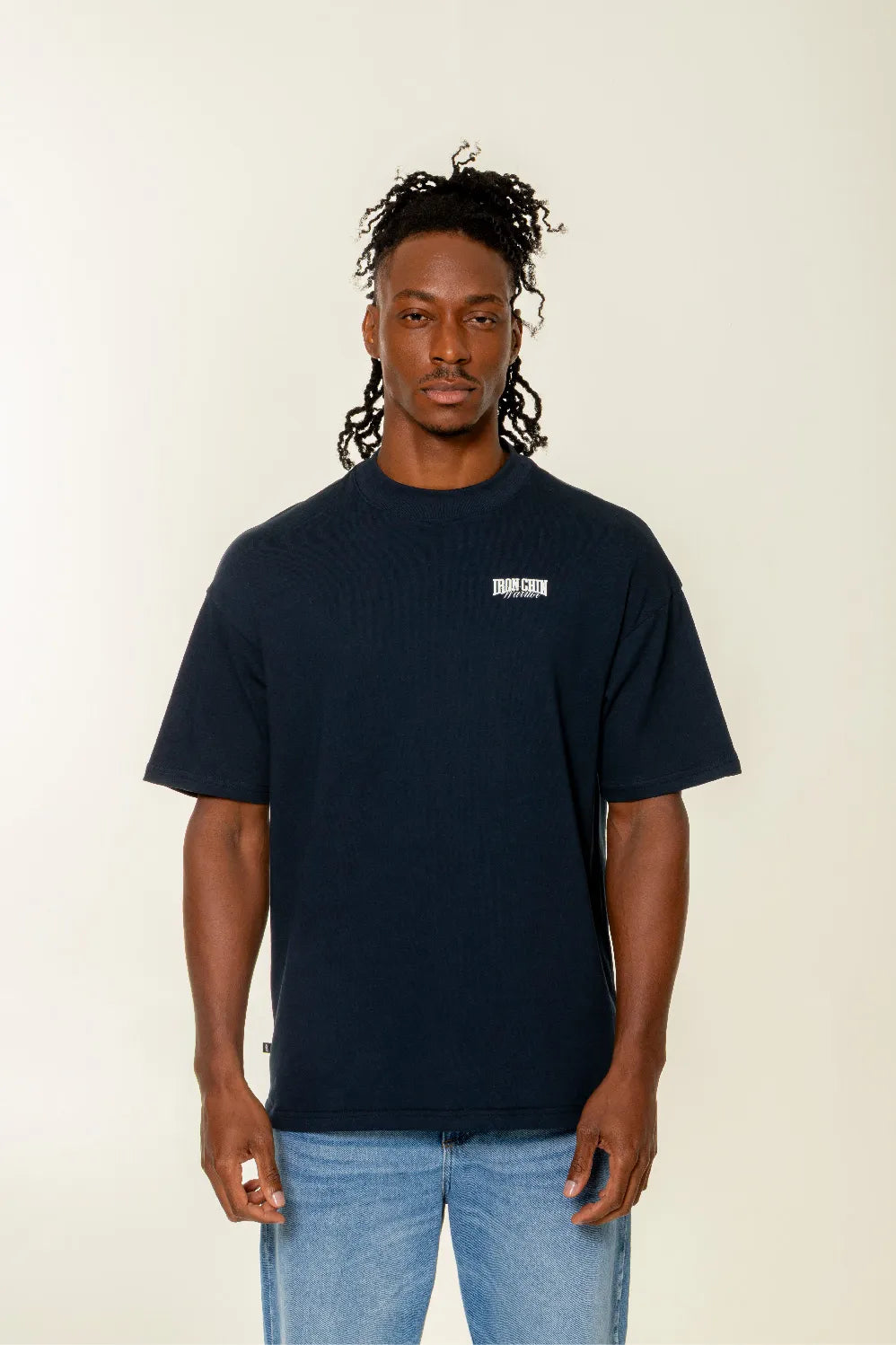 CAMISETA MANGA CORTA COLOR AZUL OSCURO - QST