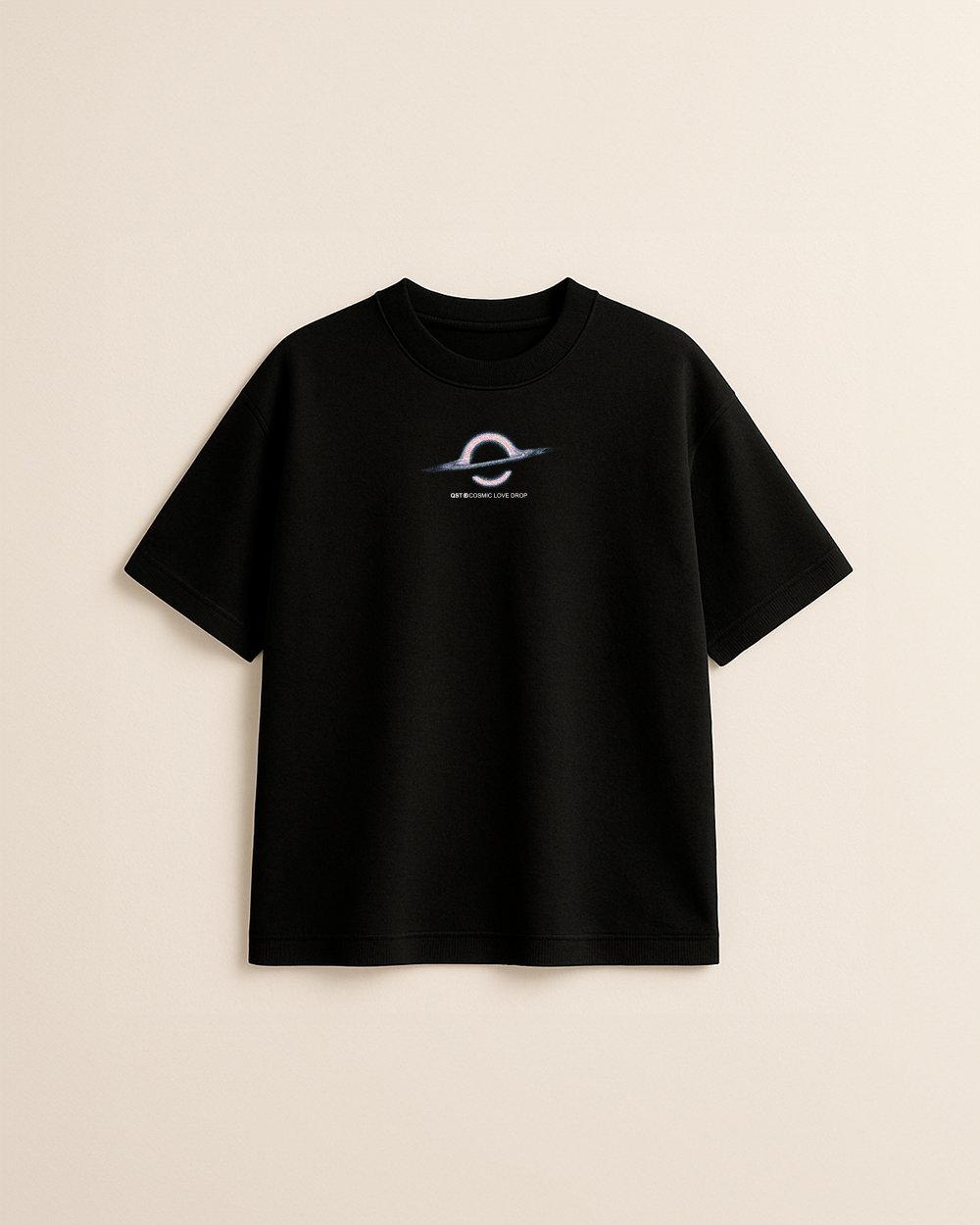 CAMISETA MANGA CORTA COLOR NEGRO