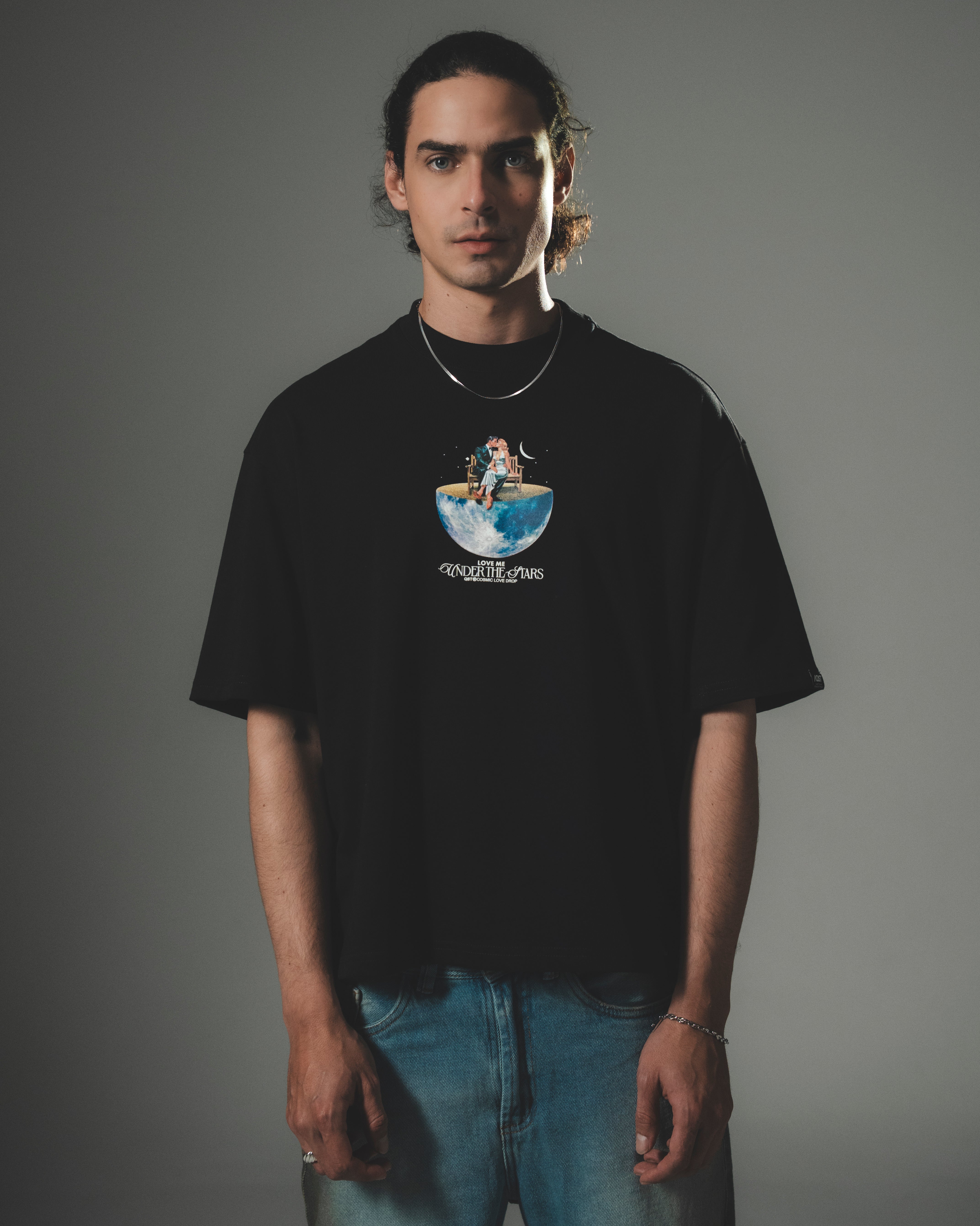 CAMISETA MANGA CORTA COLOR NEGRO