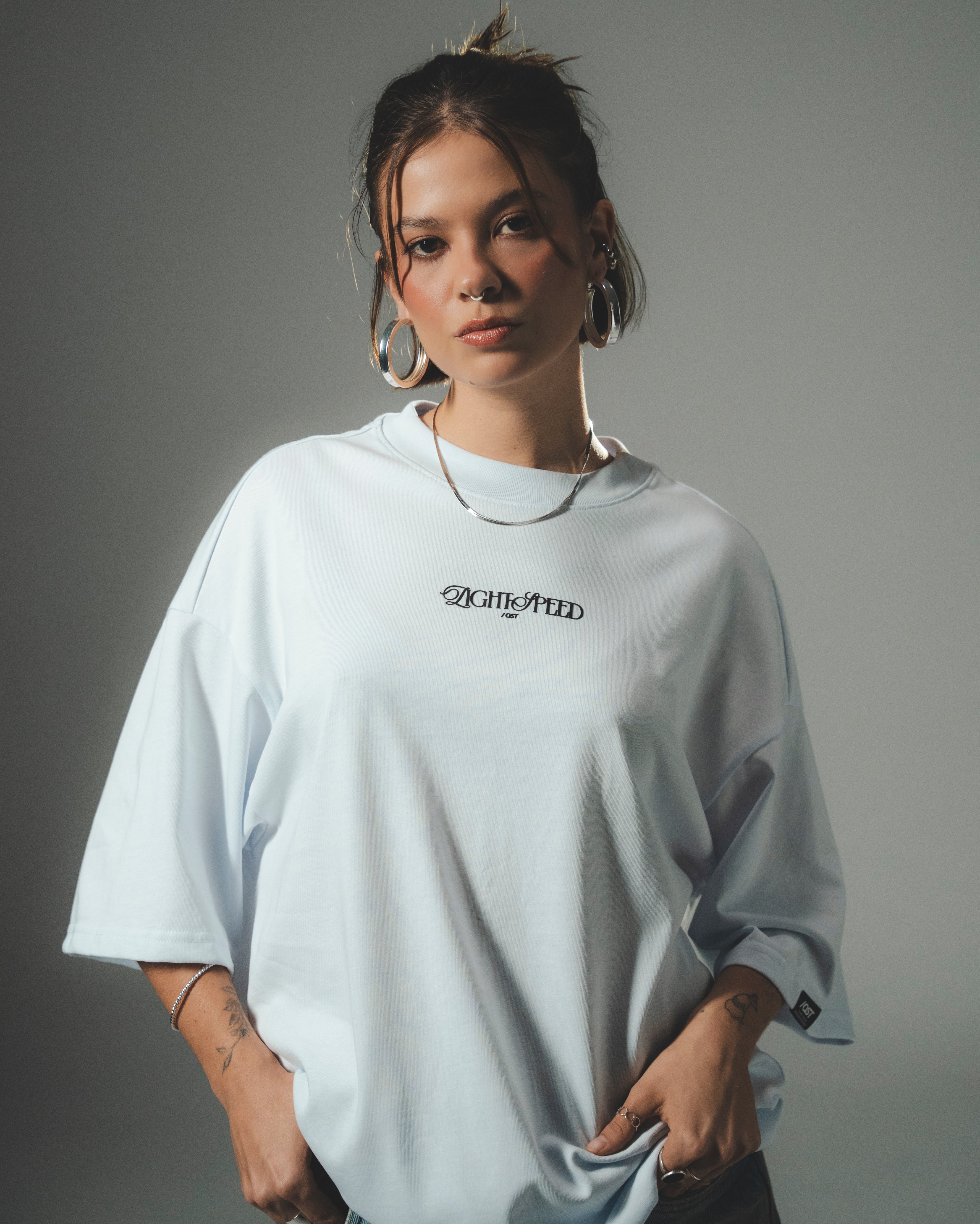 CAMISETA MANGA CORTA COLOR BLANCO OPTICO