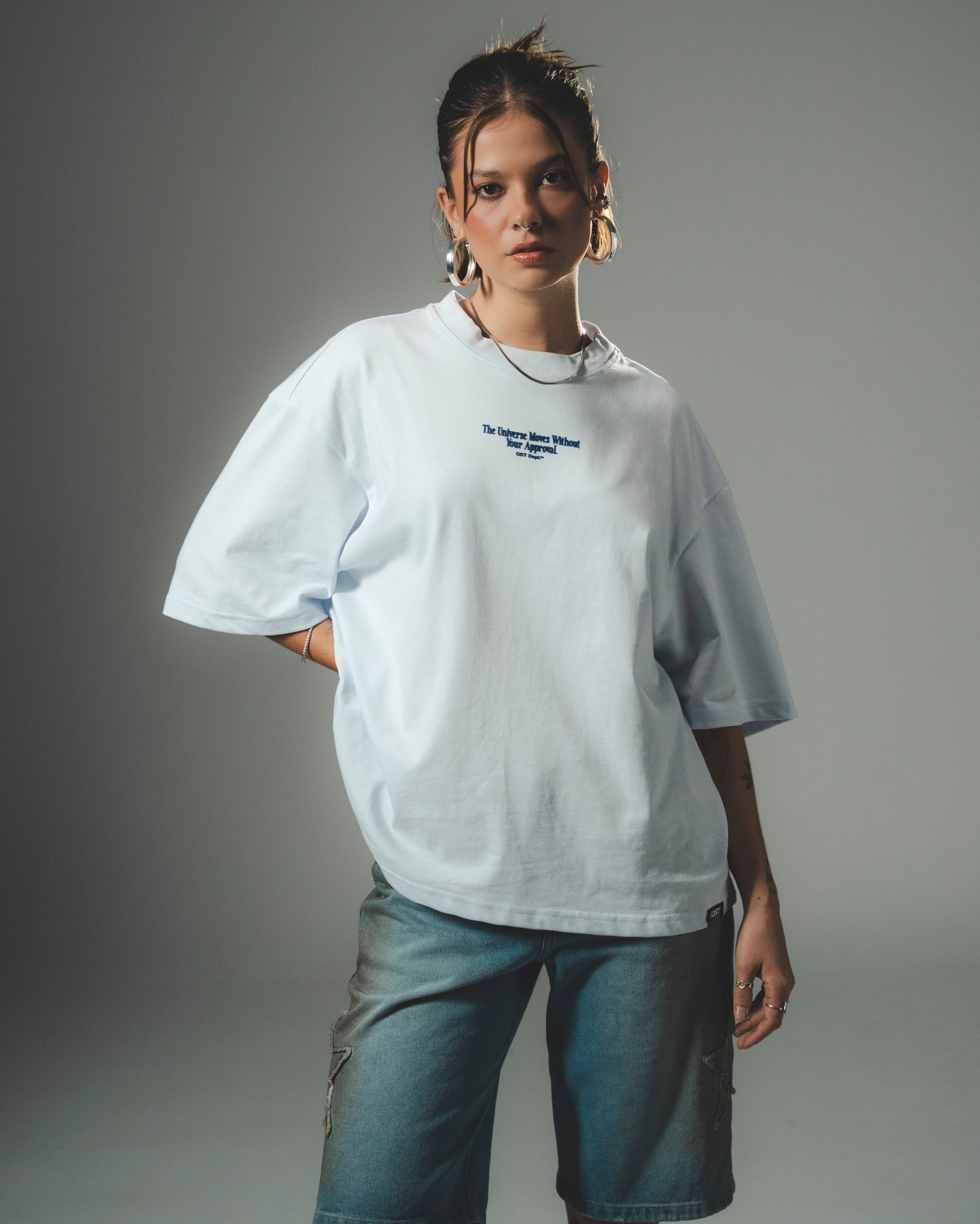 CAMISETA MANGA CORTA COLOR BLANCO OPTICO