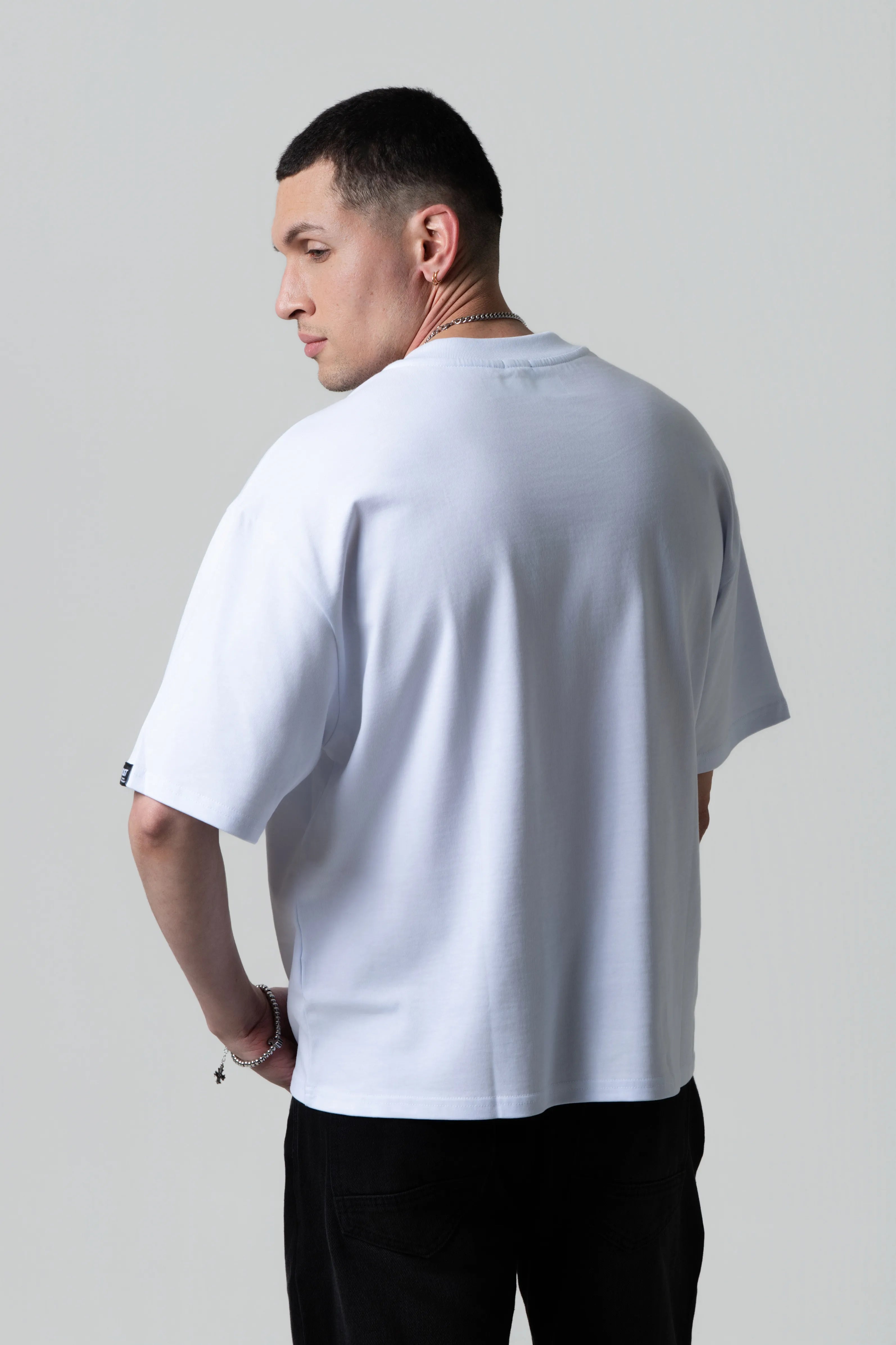 CAMISETA MANGA CORTA COLOR BLANCO BLANCO