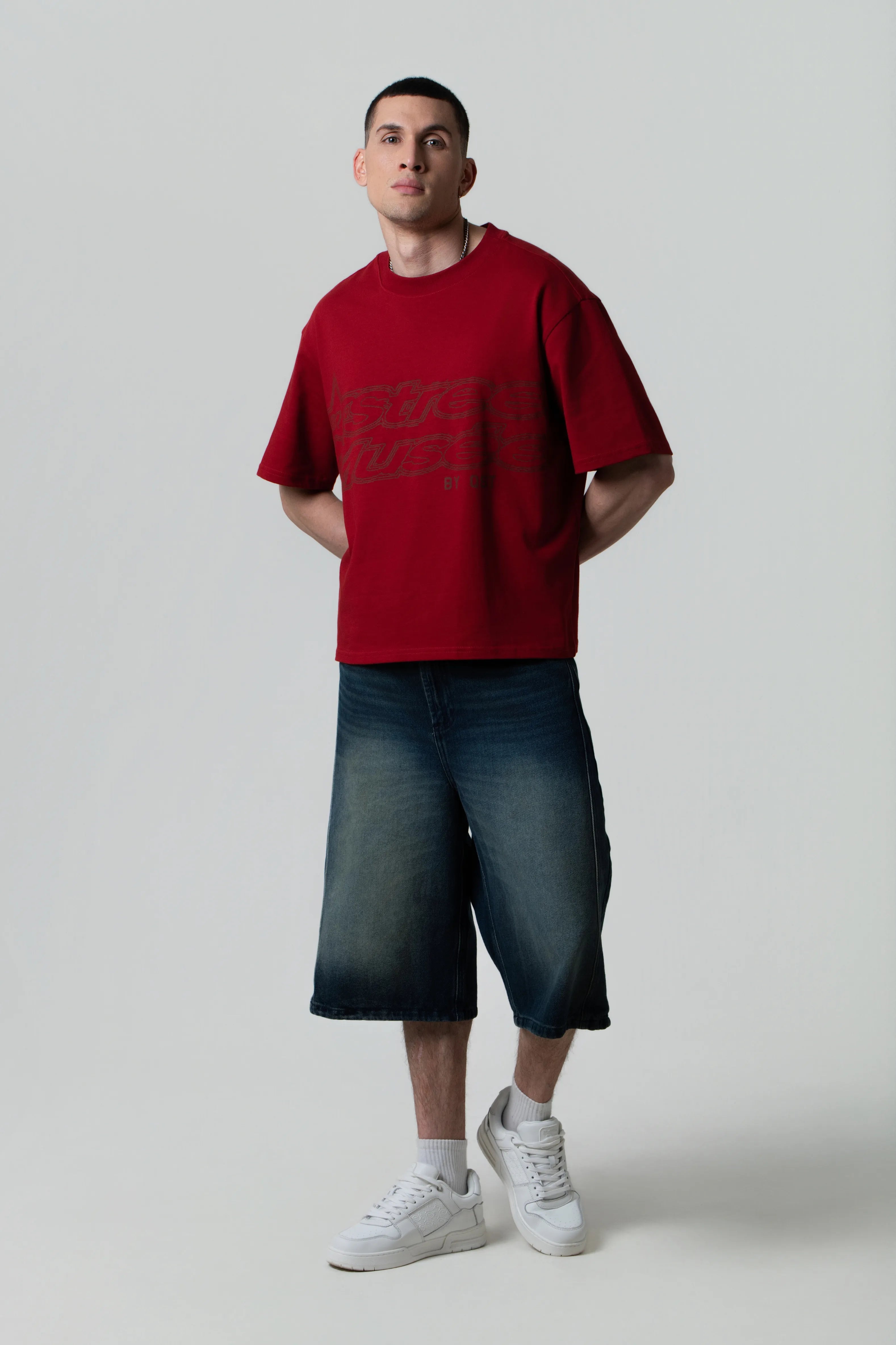 CAMISETA MANGA CORTA COLOR RED DAHILA