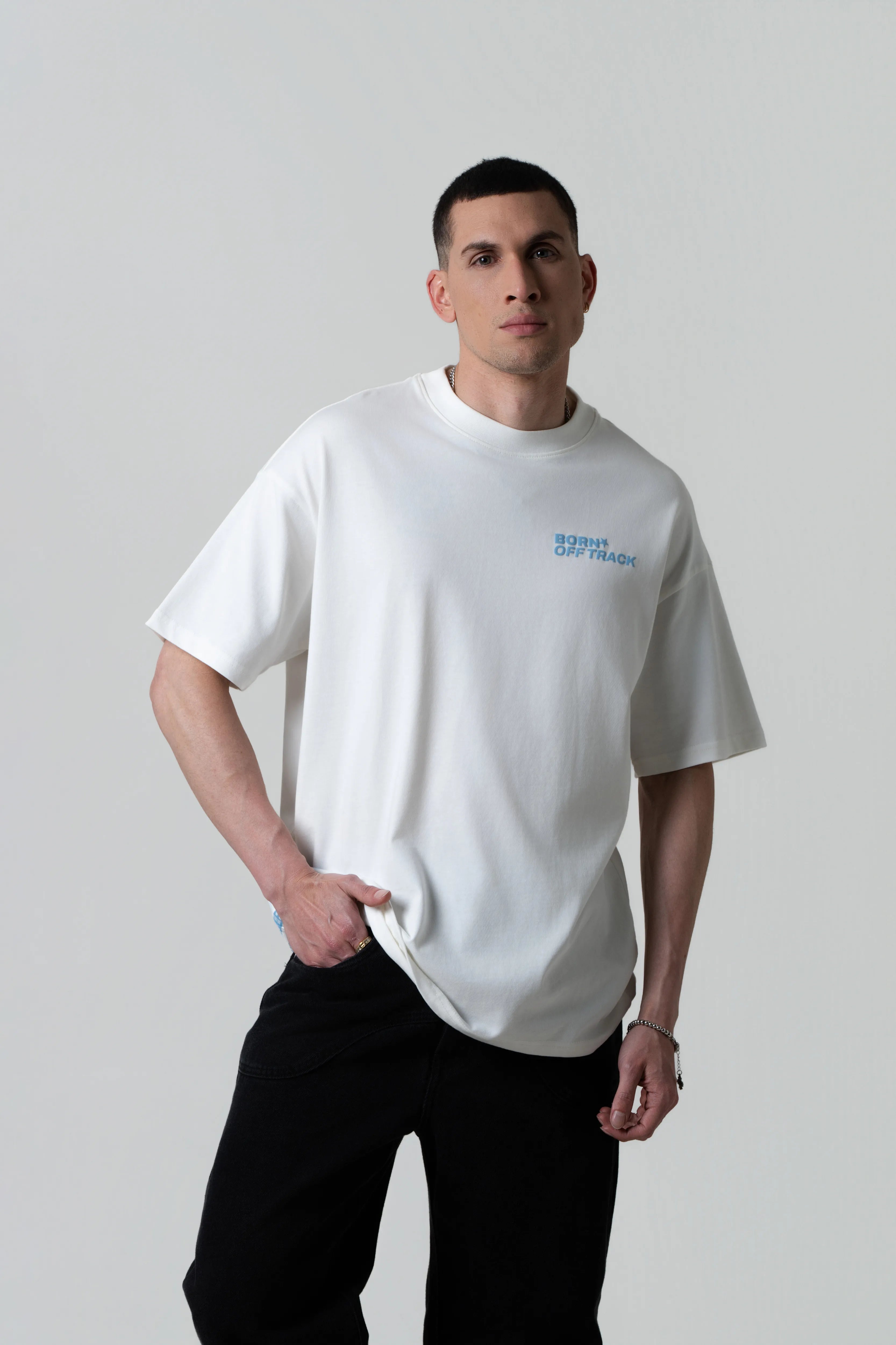 CAMISETA MANGA CORTA COLOR IVORY