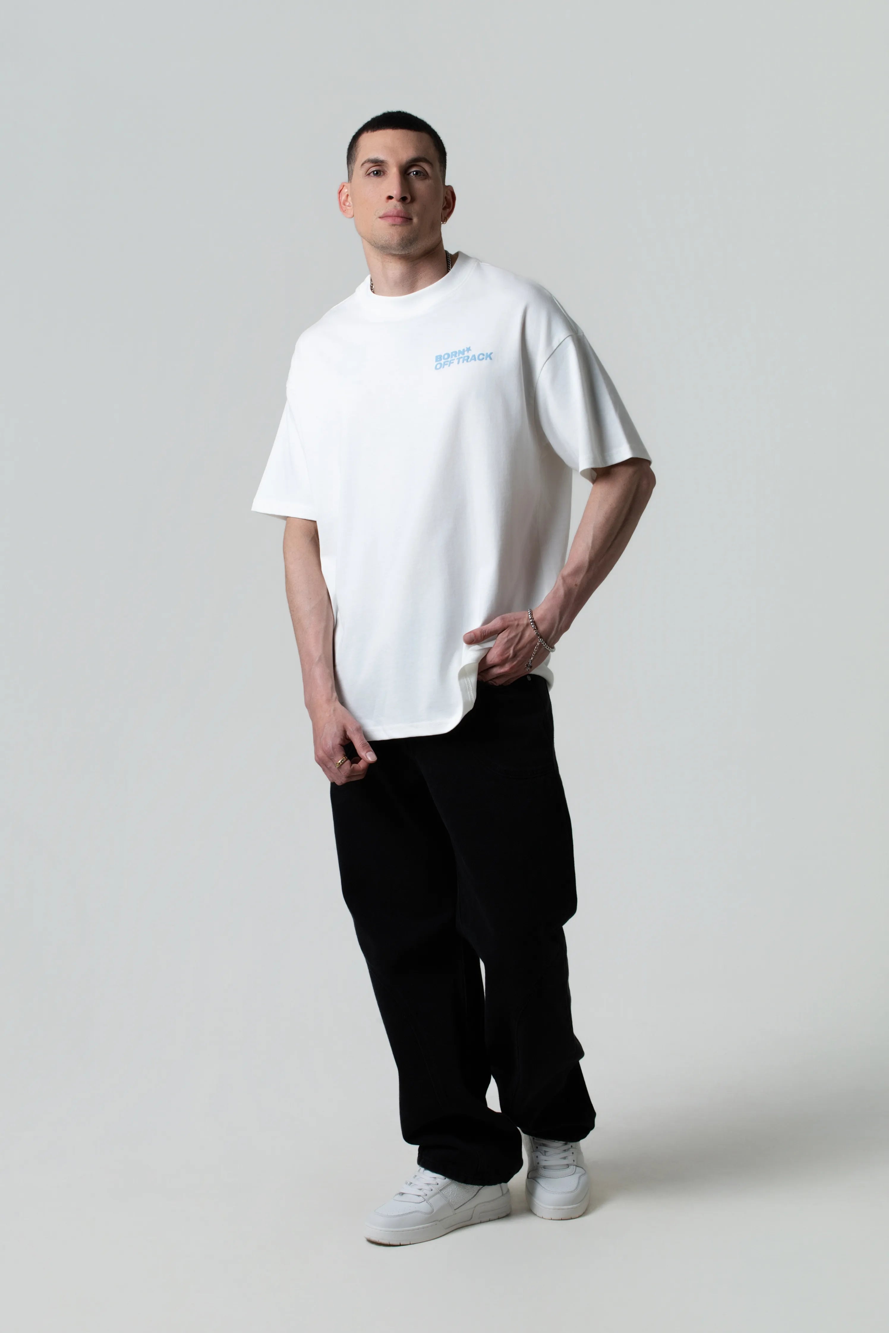 CAMISETA MANGA CORTA COLOR IVORY