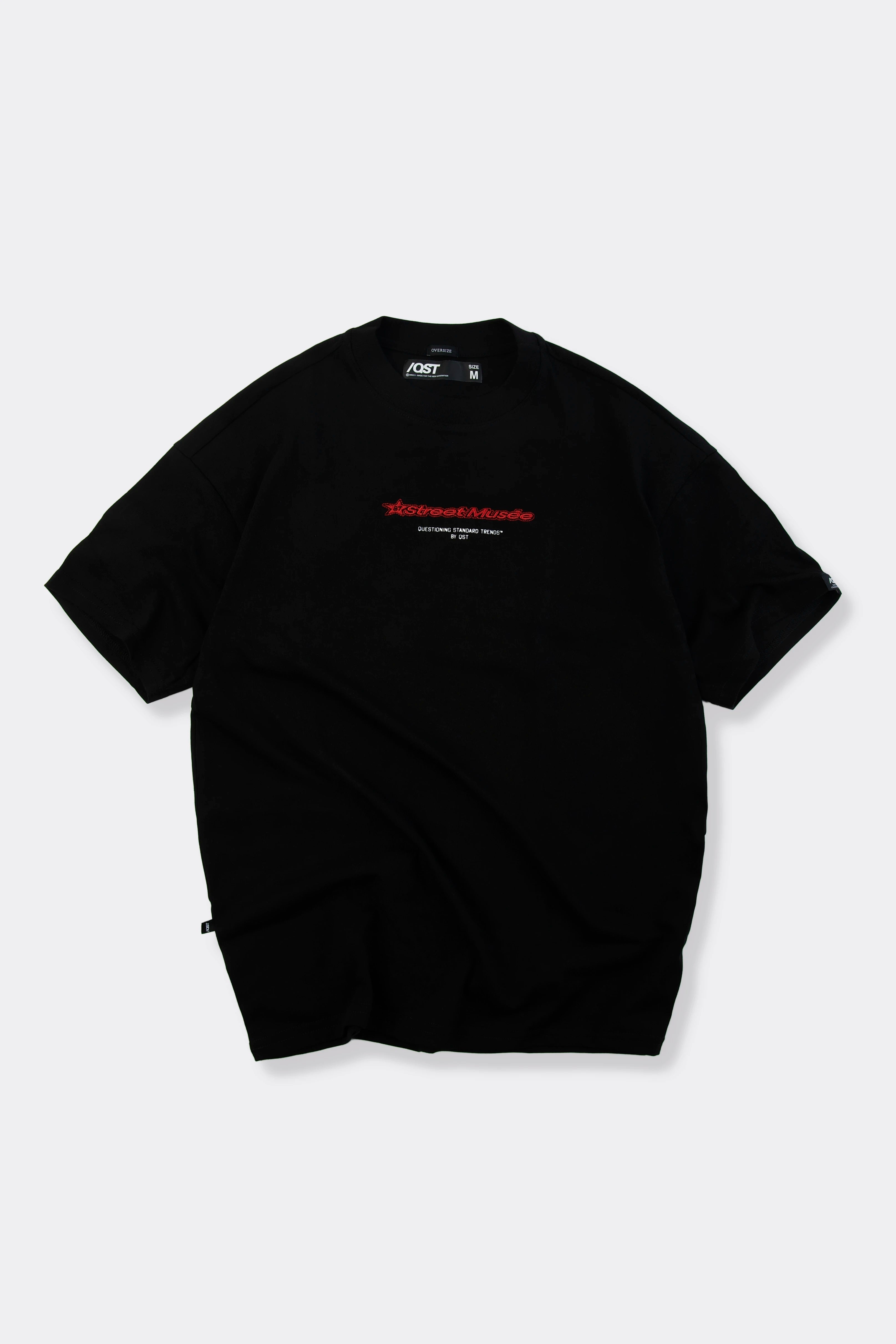 CAMISETA MANGA CORTA COLOR NEGRO