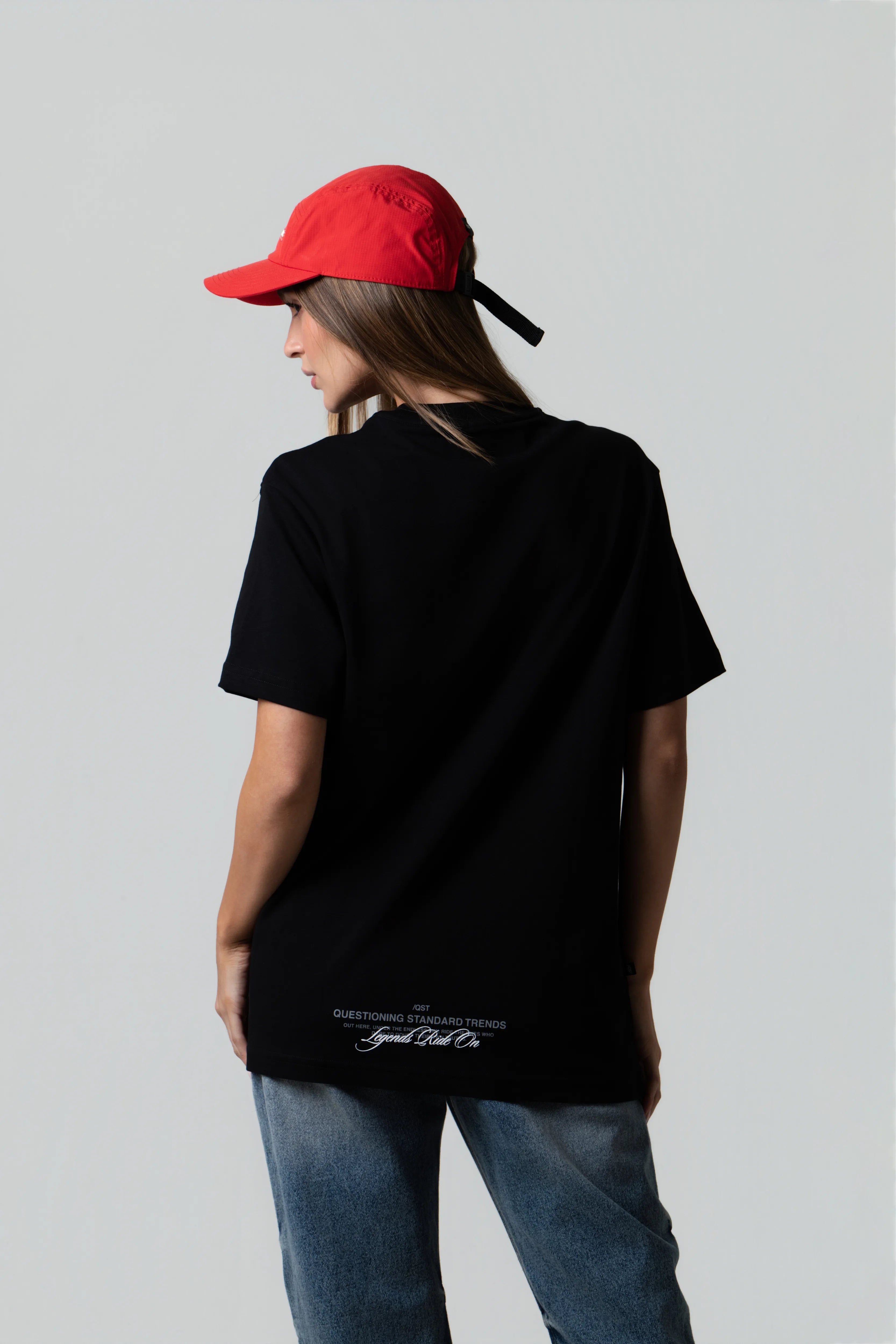 CAMISETA MANGA CORTA COLOR NEGRO