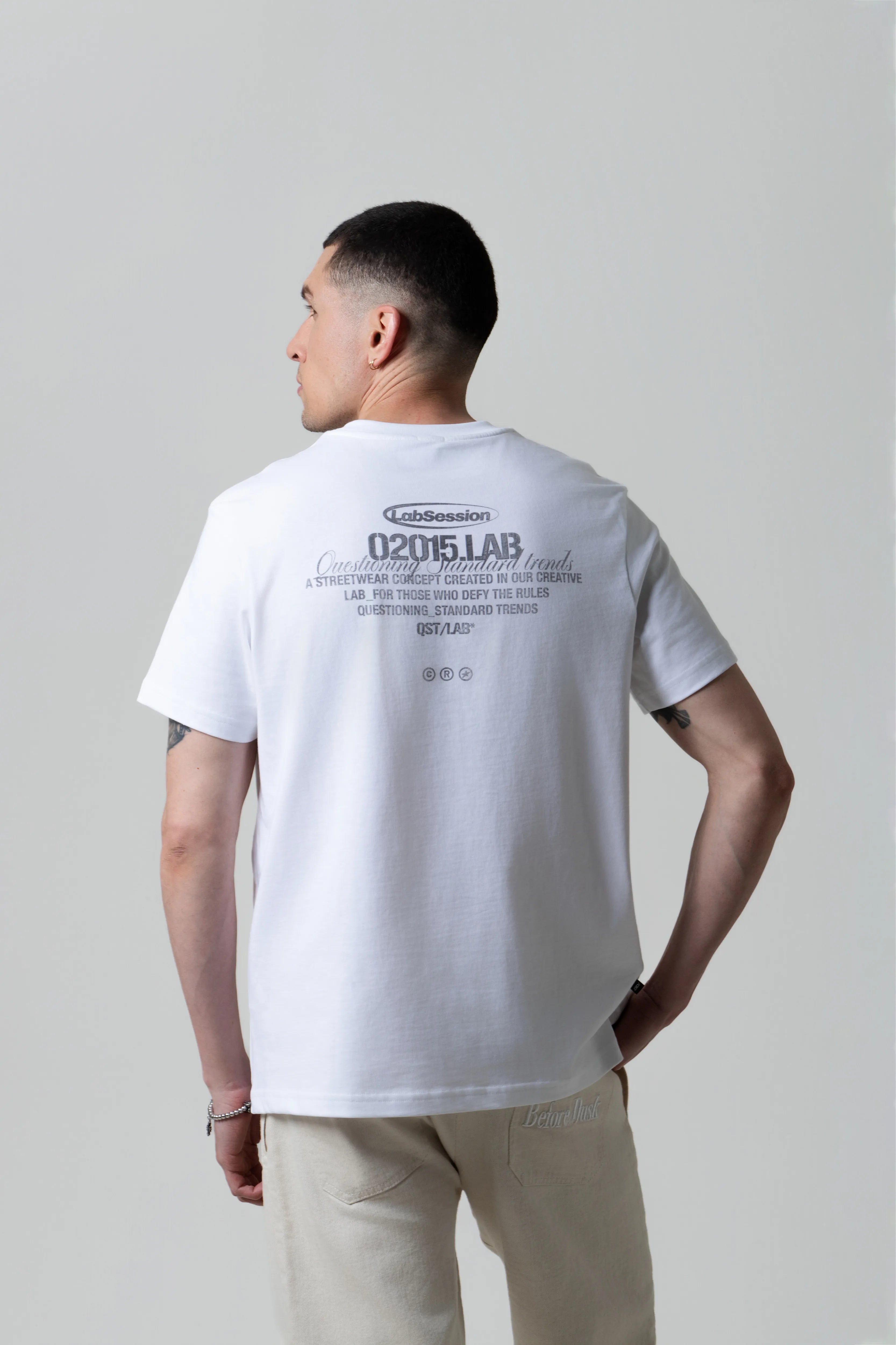 CAMISETA MANGA CORTA COLOR BLANCO BLANCO
