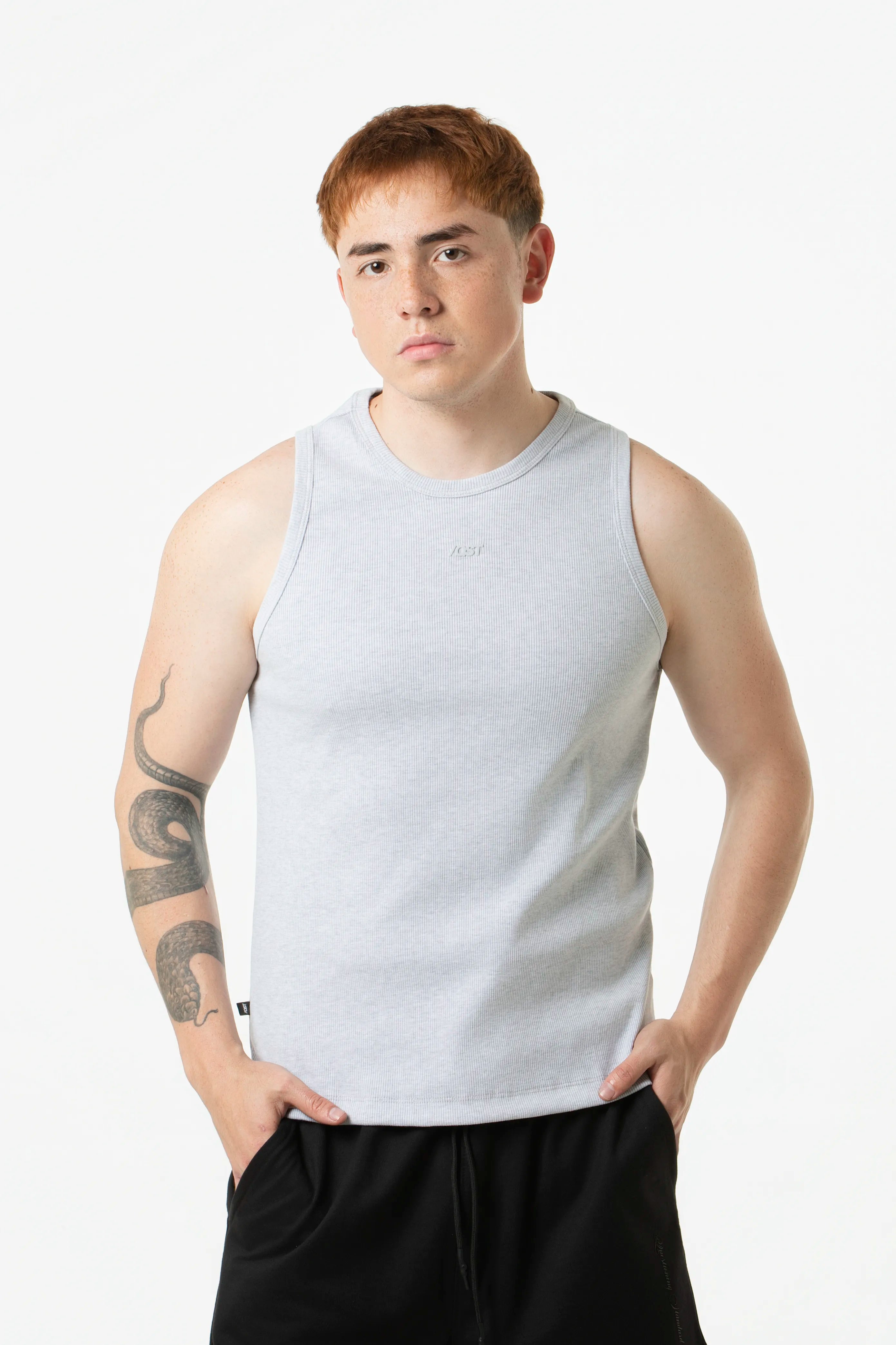 CAMISETA MANGA SISA COLOR GRIS JASPE CLARO