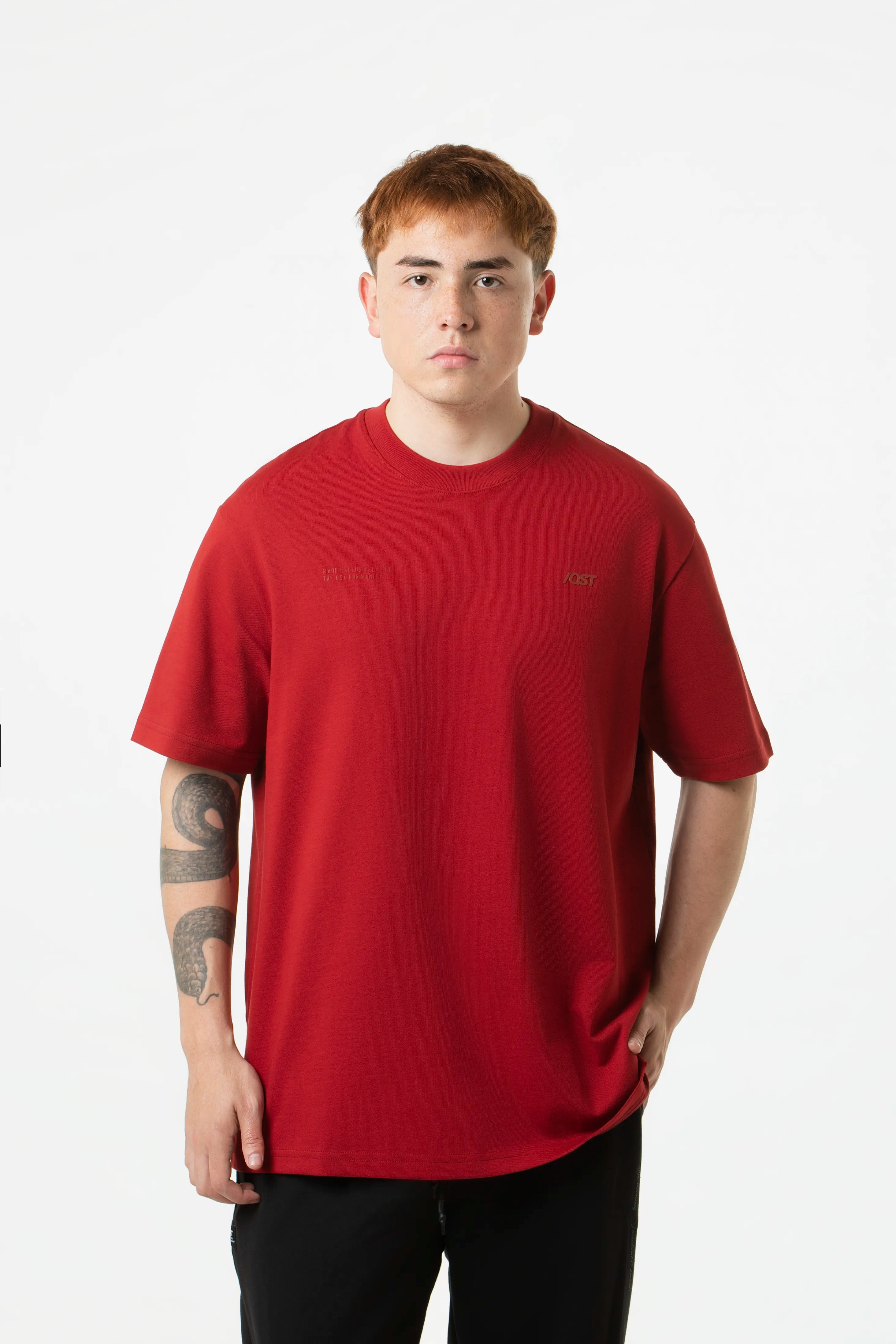 CAMISETA MANGA CORTA COLOR RED DAHILA