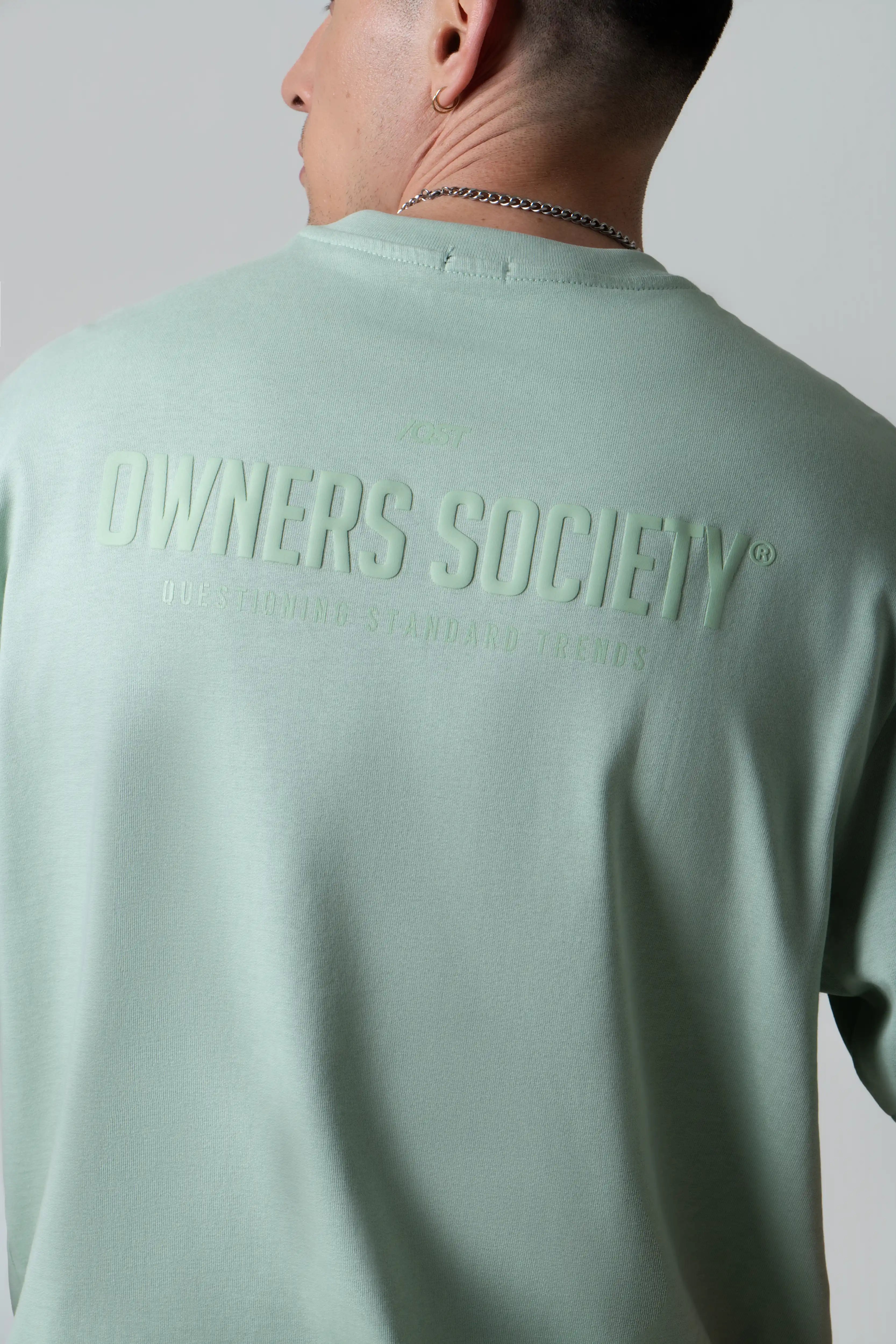 CAMISETA MANGA CORTA COLOR FROSTY GREEN