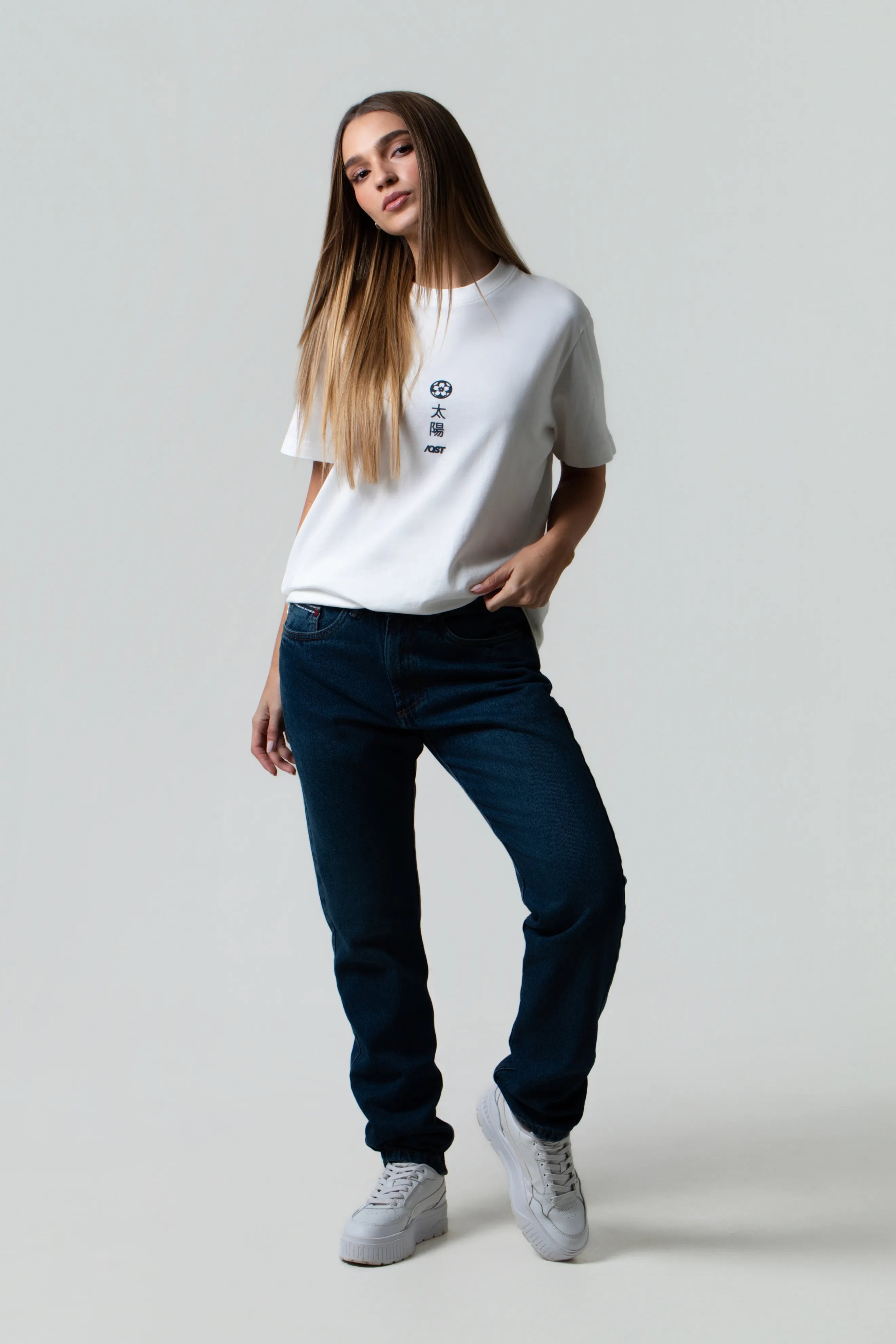 CAMISETA MANGA CORTA COLOR IVORY