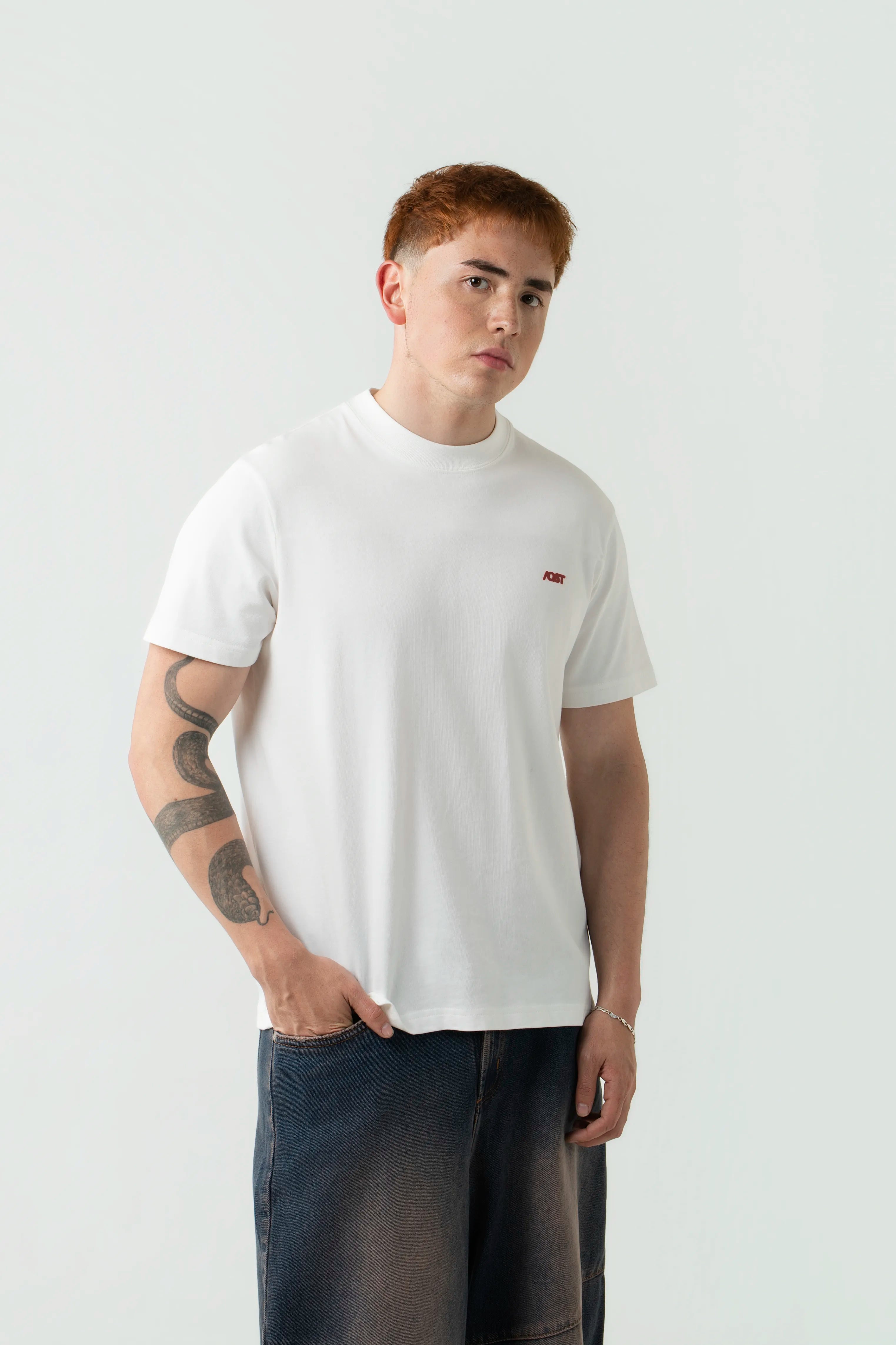 CAMISETA MANGA LARGA COLOR IVORY