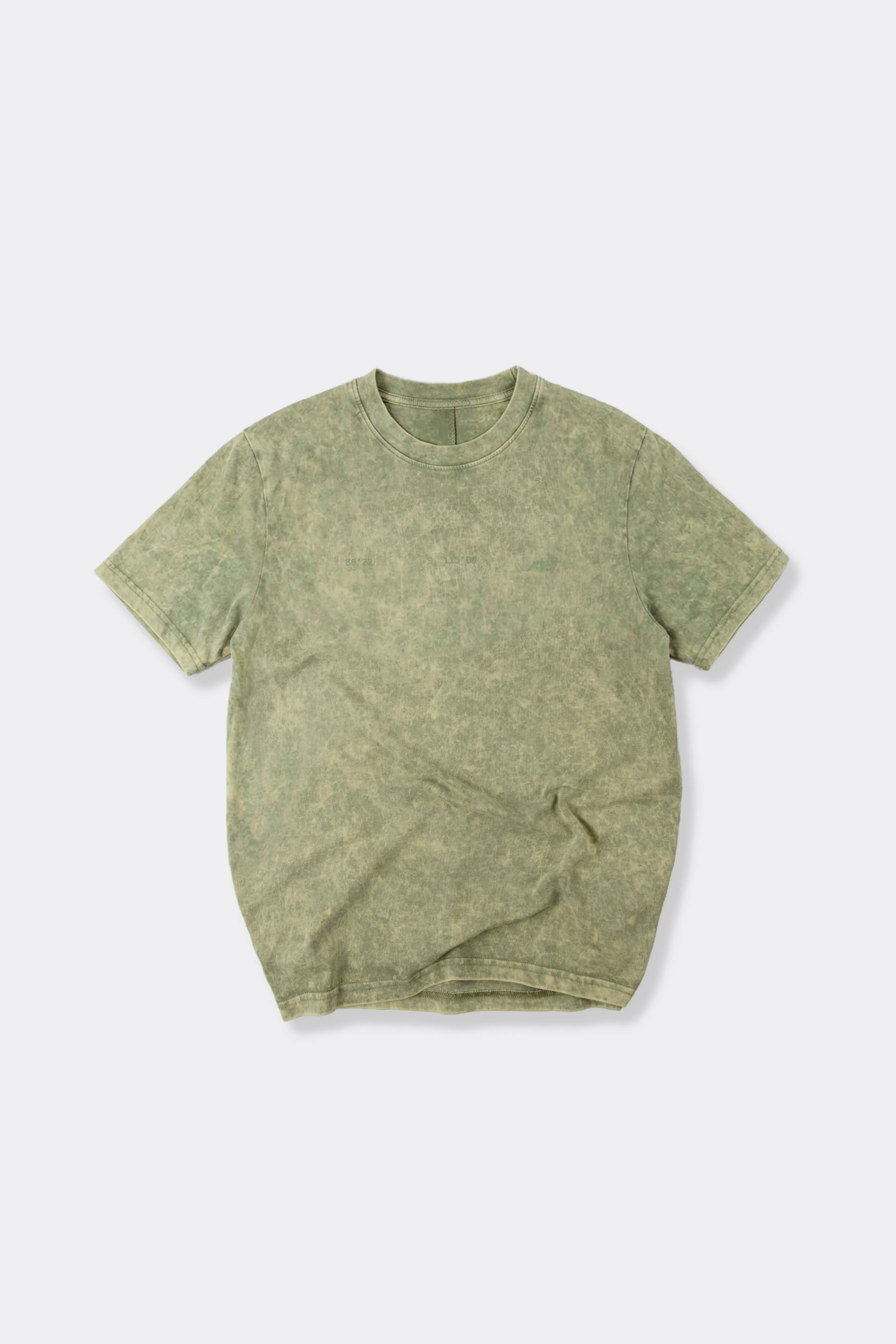 CAMISETA MANGA CORTA COLOR VERDE BOTELLA