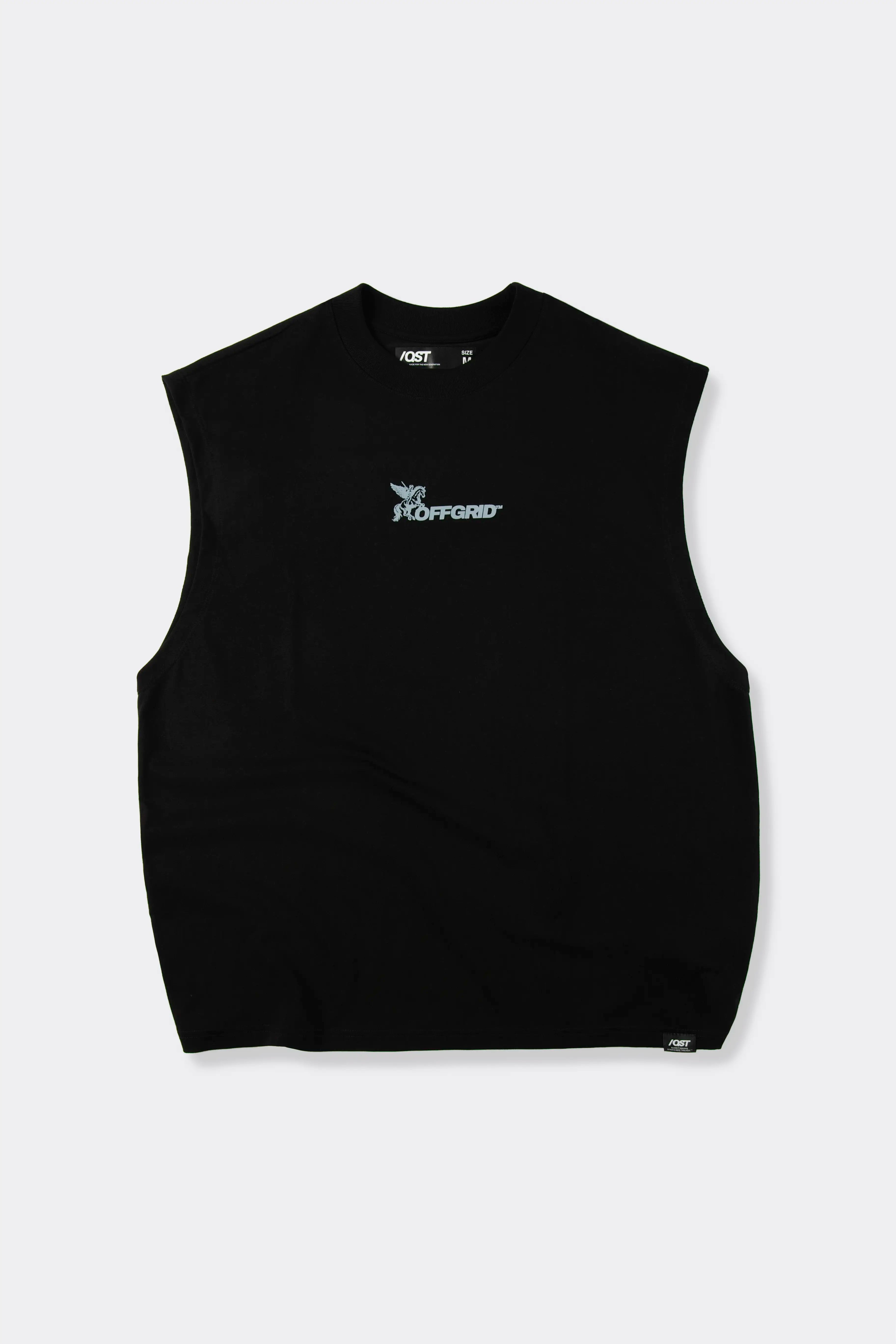 CAMISETA MANGA SISA COLOR NEGRO